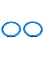 SSD SSD RC 2.2” Aluminum Beadlock Rings (Blue) (2)