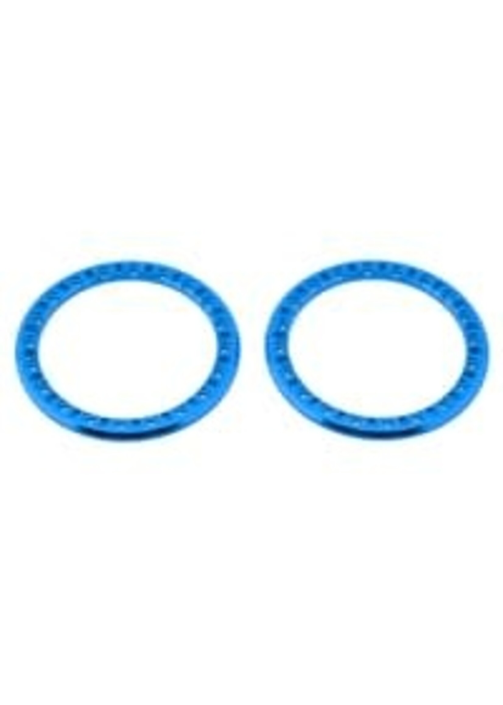 SSD SSD00573 SSD RC 2.2” Aluminum Beadlock Rings (Blue) (2)