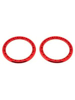 SSD SSD RC 2.2” Aluminum Beadlock Rings (Red) (2)