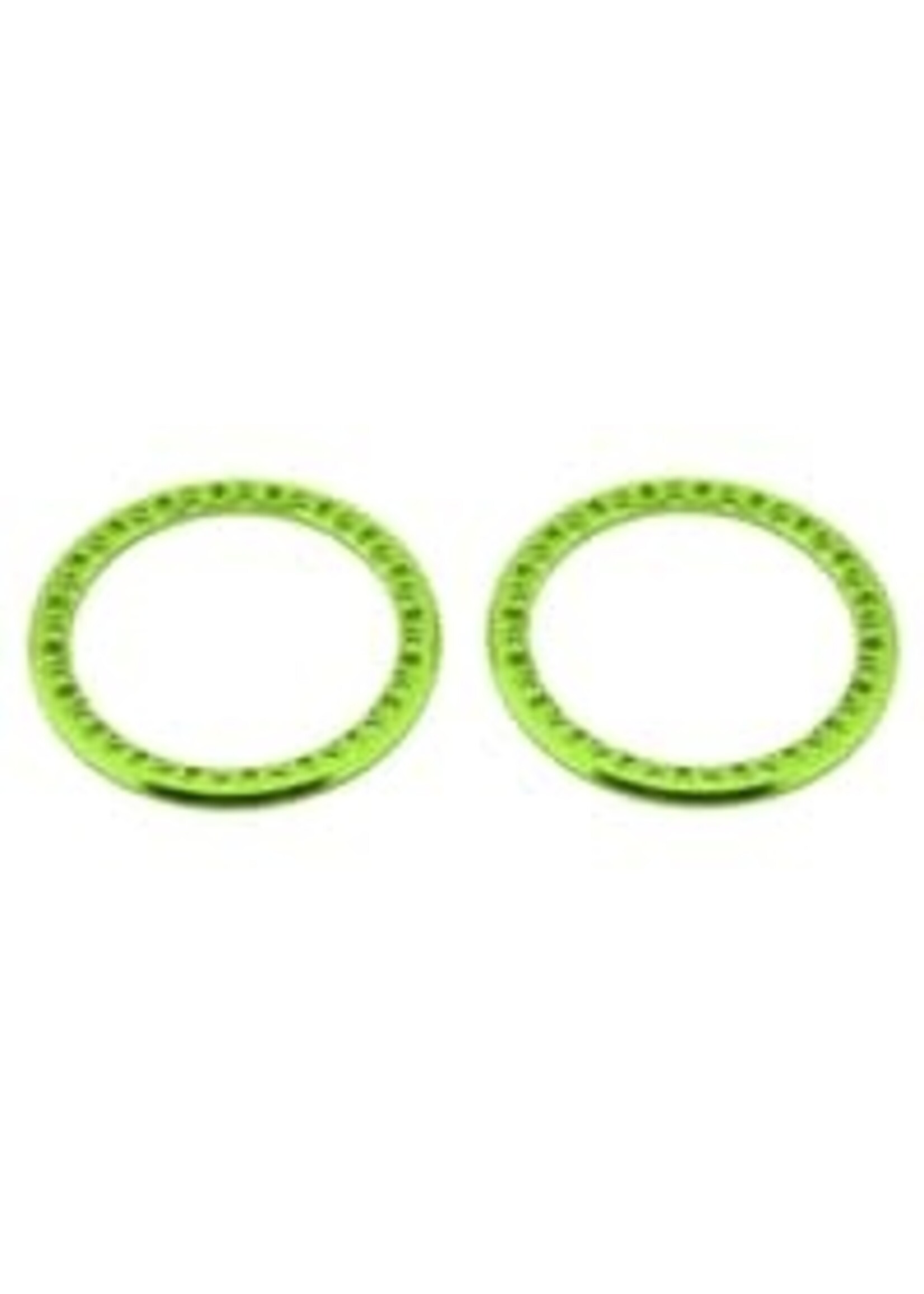 SSD SSD00578 SSD RC 2.2” Aluminum Beadlock Rings (Green) (2)