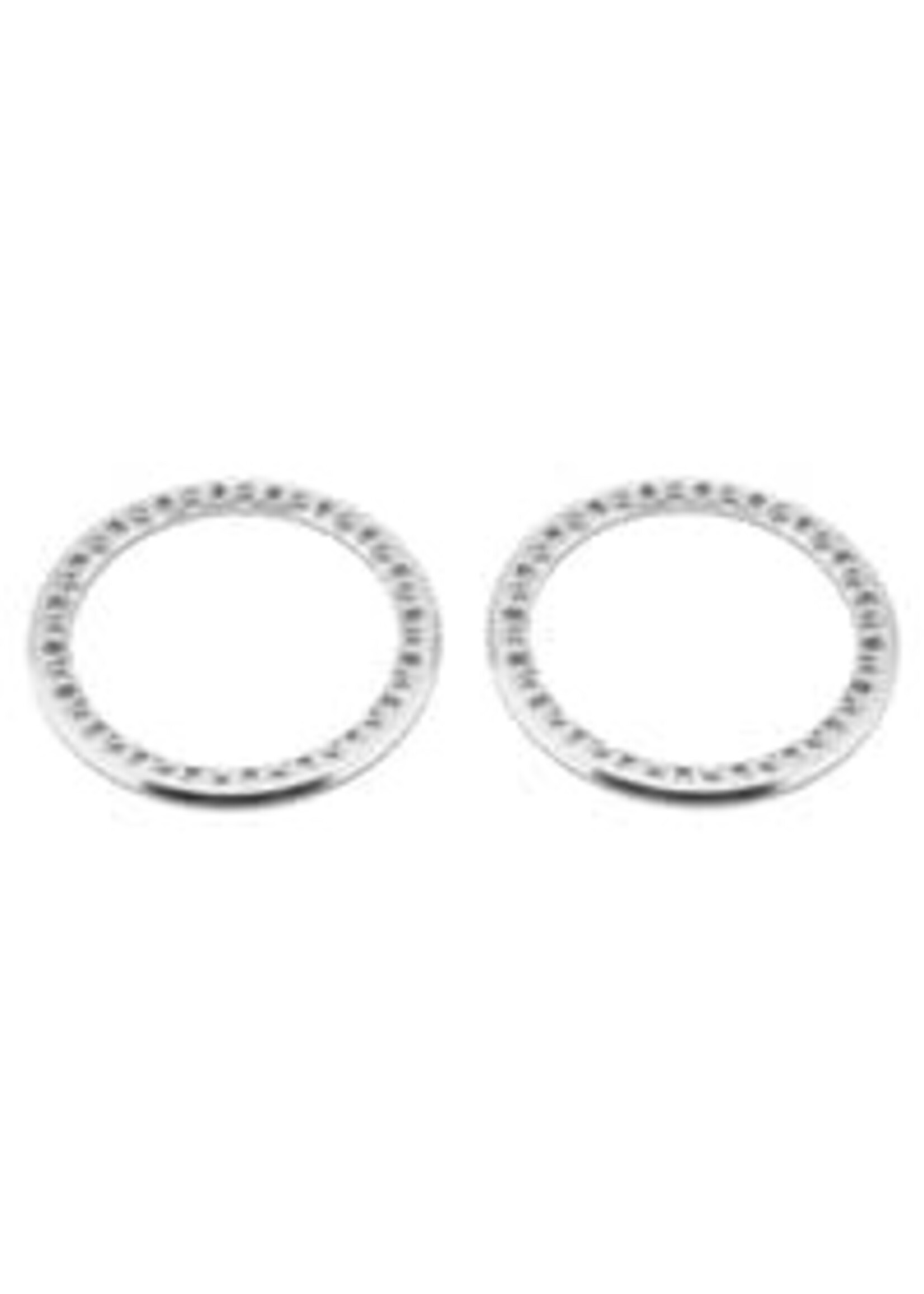 SSD SSD00576 SSD RC 2.2” Aluminum Beadlock Rings (Silver) (2)
