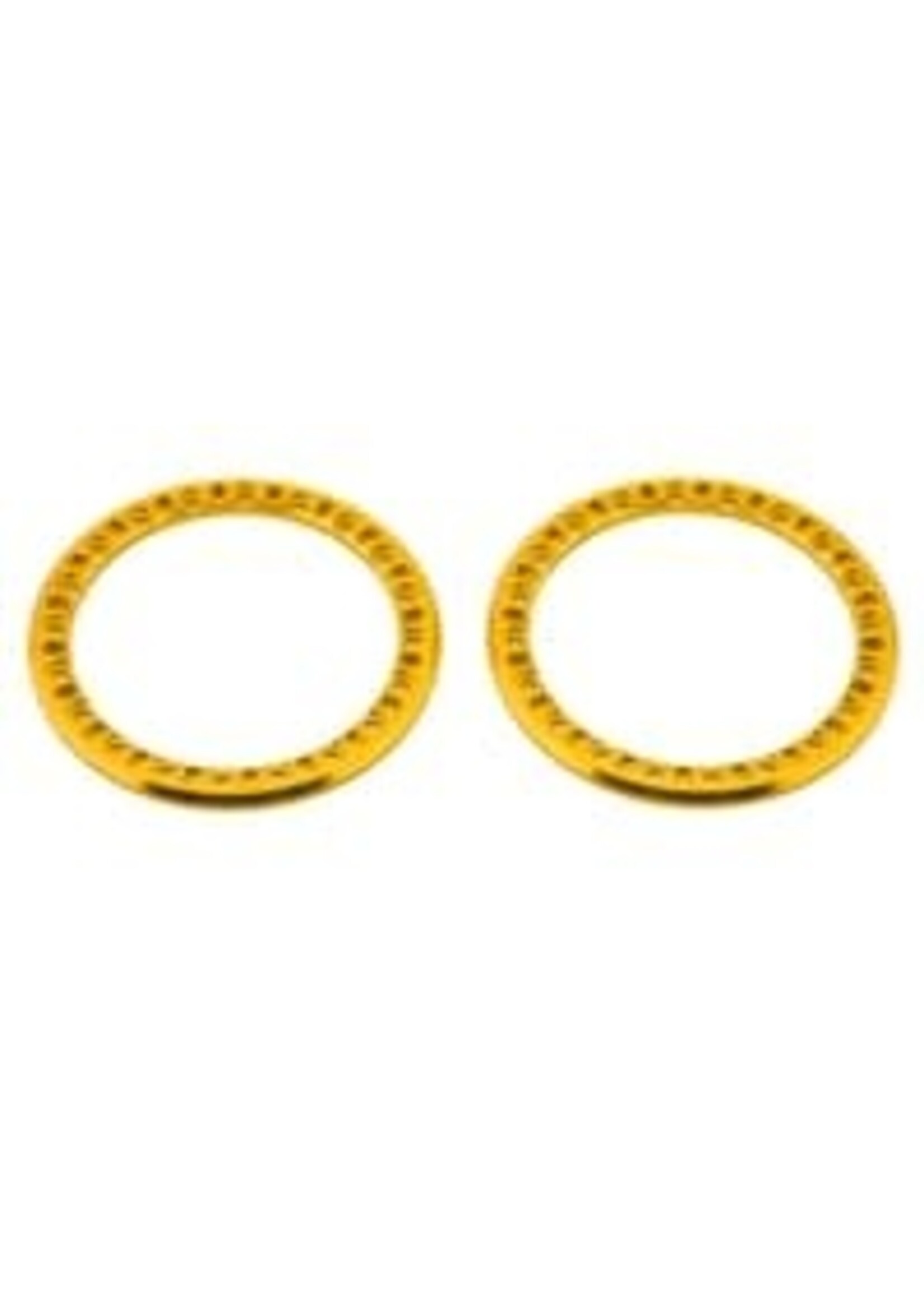 SSD SSD00572 SSD RC 2.2” Aluminum Beadlock Rings (Gold) (2)
