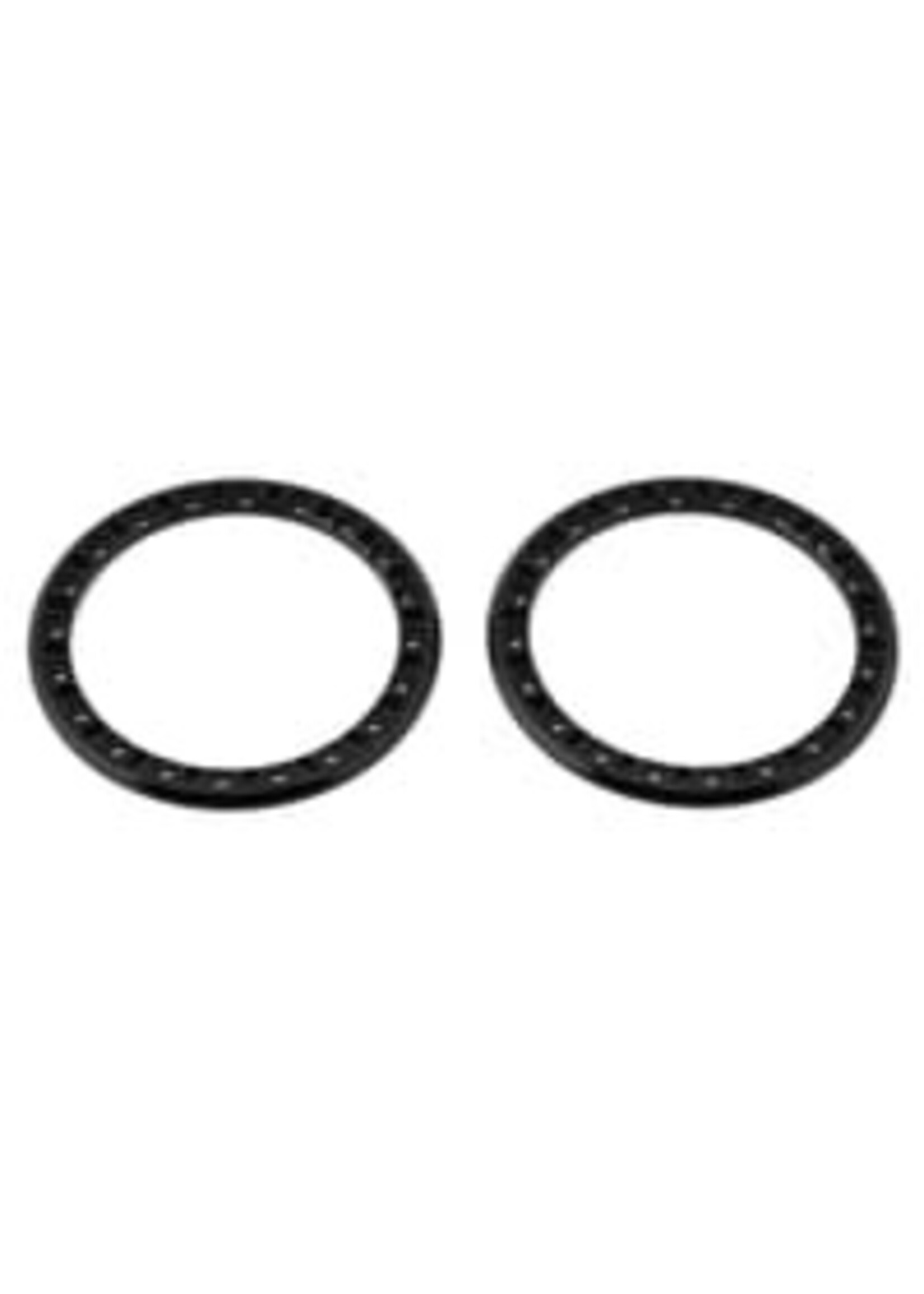 SSD SSD00575 SSD RC 2.2” Aluminum Beadlock Rings (Black) (2)