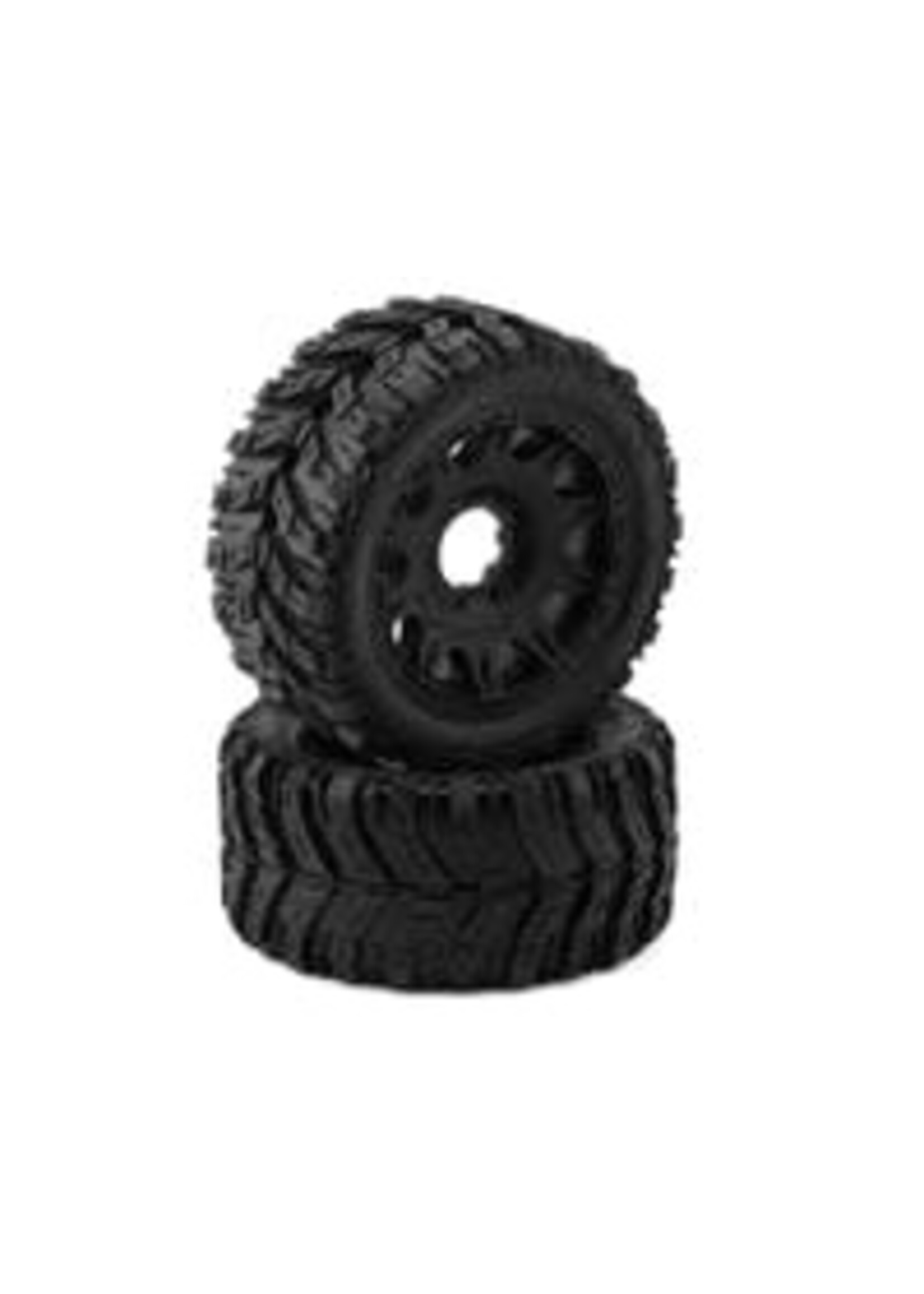 Pro-Line PRO1017611 Pro-Line 1/6 Masher X HP Belted Pre-Mounted Monster Truck MTD Tires (Black) (2) w/24mm Hex