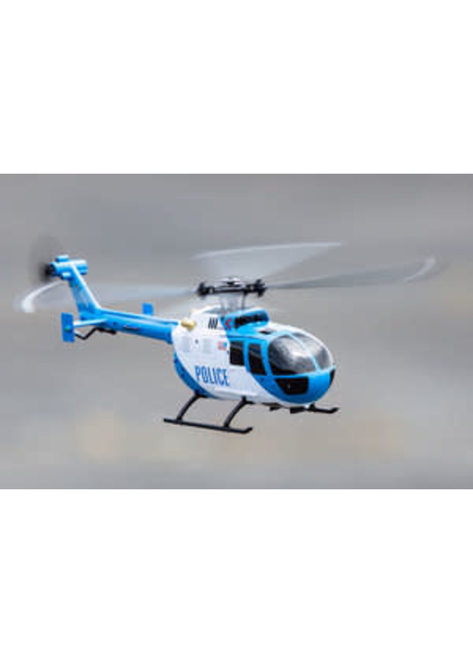 Rage rc RGR6051 Rage RC Hero-Copter, 4-Blade RTF Helicopter; Police