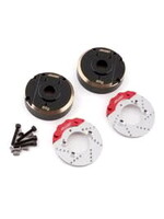 Samix Samix Traxxas TRX-4 "Heavy" Brass Portal Cover & Scale Brake Rotor (2) (91g)