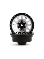 Pro-Line Pro-Line SCX6 2.9” Method 305 Aluminum 1/6 Wheel Faces (Silver) (2) (+2 Offset)