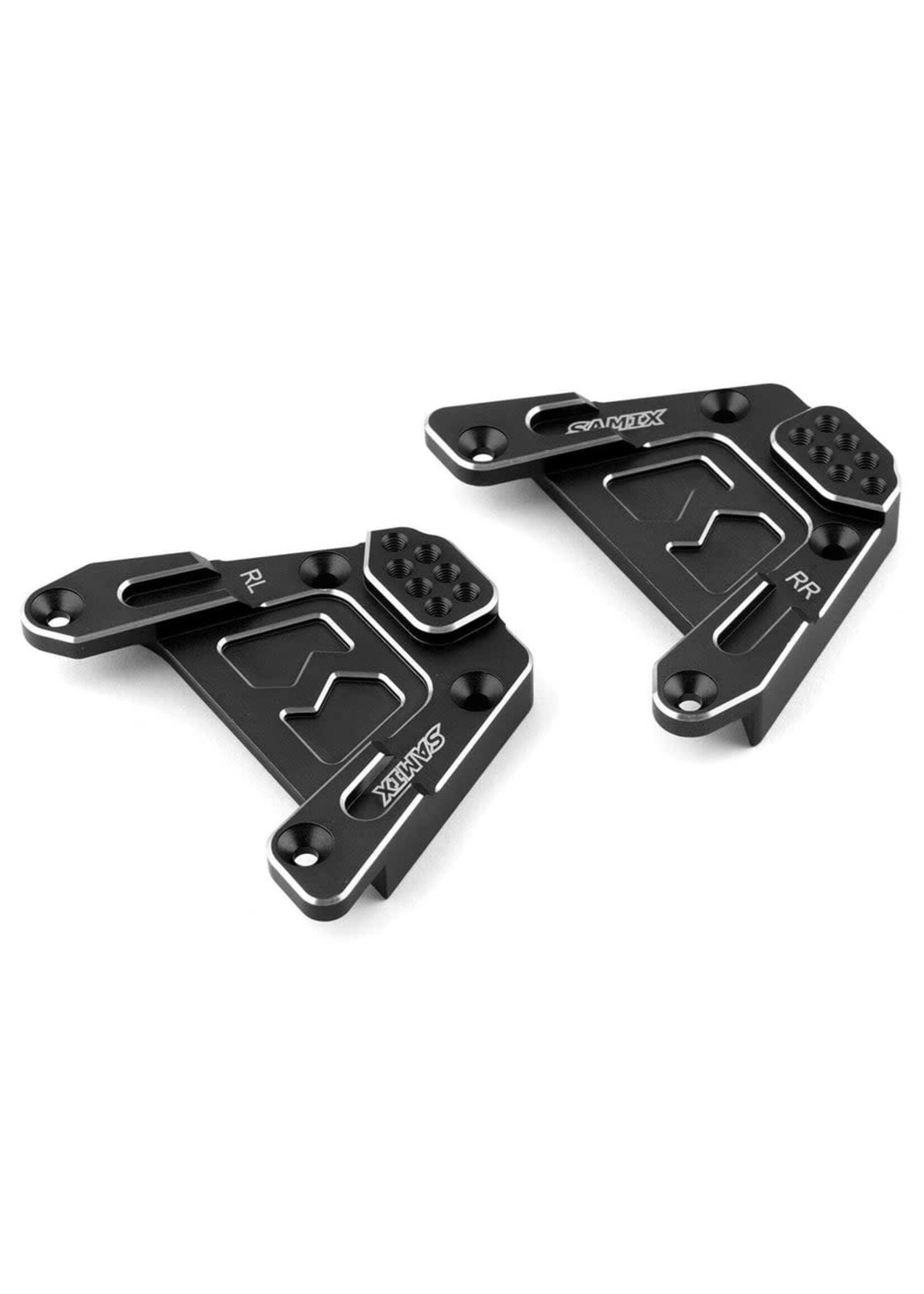 Samix SAMSCX66024B Samix SCX-6 Aluminum Rear Shock Plate (Black)