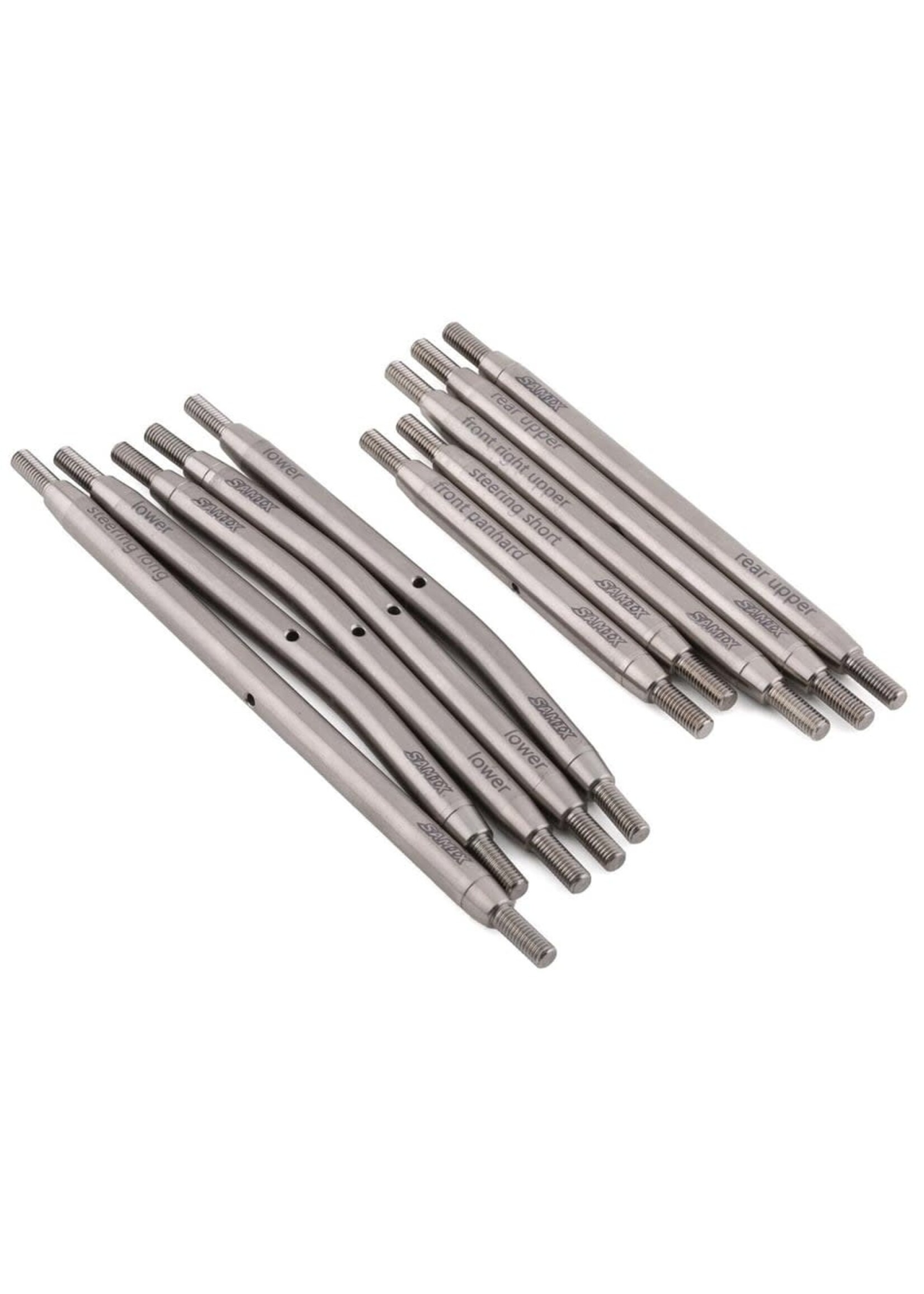Samix SAMSCX6-5025FLS Samix Axial SCX-6 Titanium High Clearance Link Set (10)