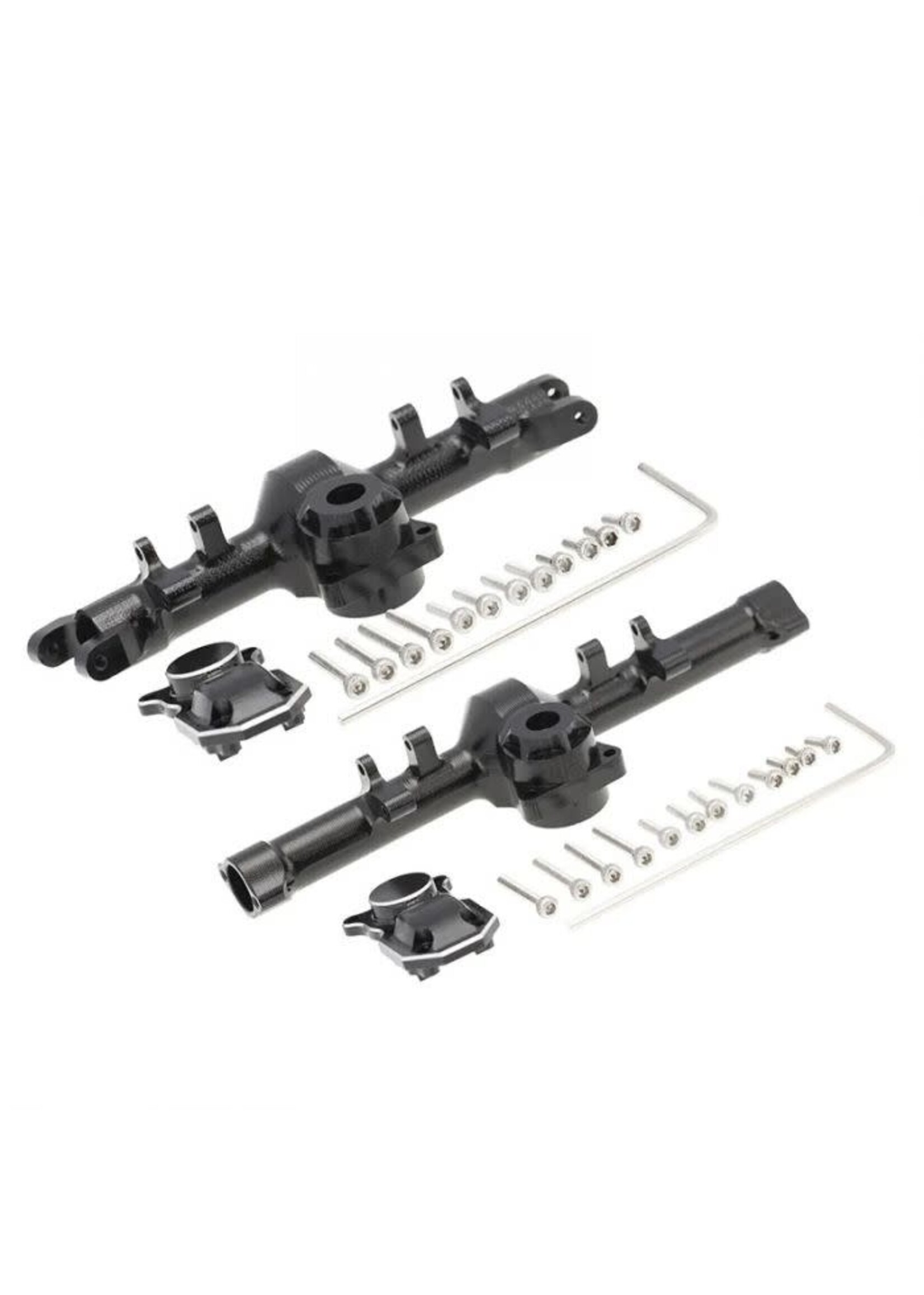 Power Hobby PHSCX2493 Powerhobby Brass Front And Rear Axle Housing SET Axial SCX24