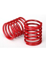 Traxxas Spring, shock (red) (3.7 rate) (2)