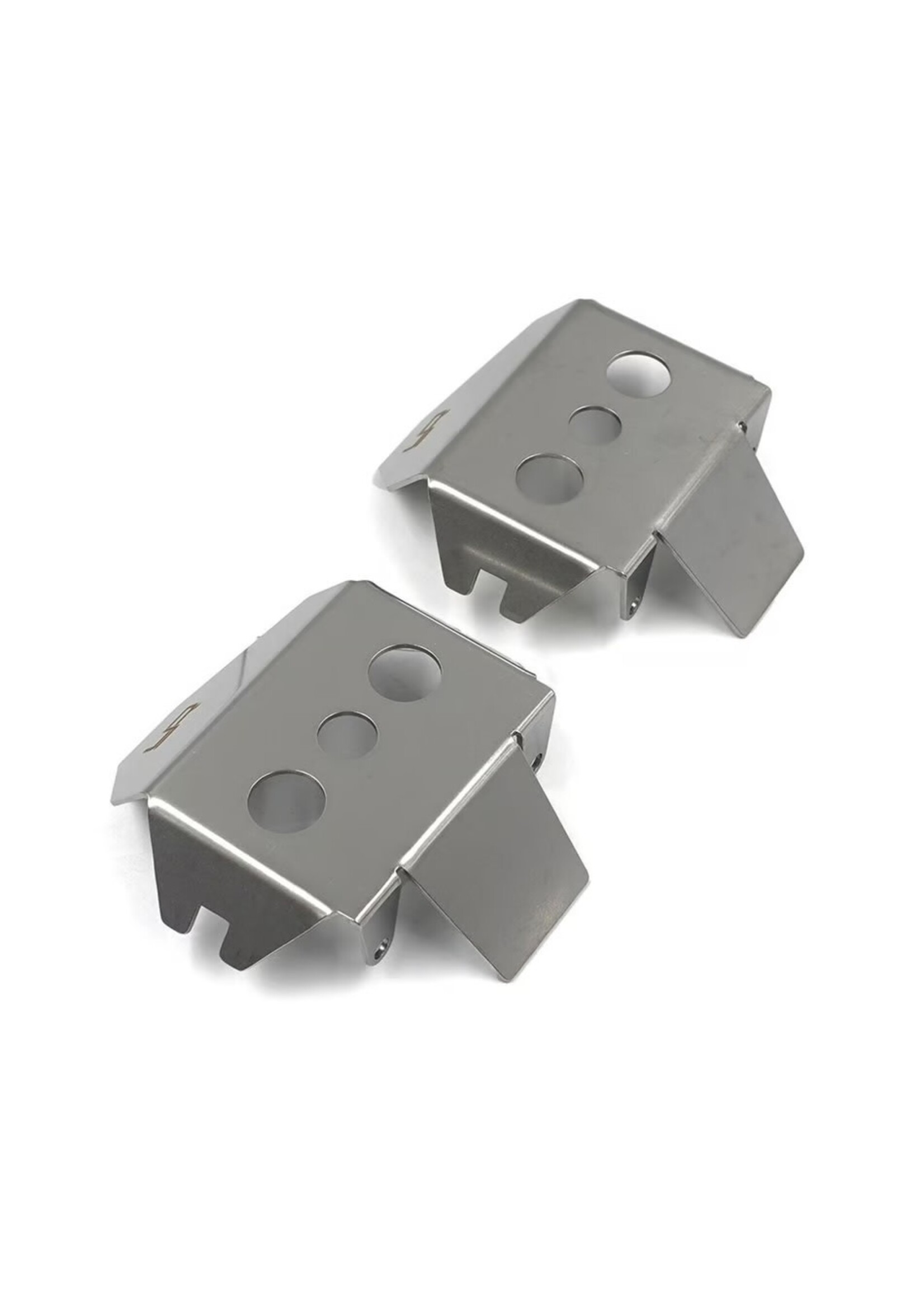 Yeah Racing YEA-AXSC-081 Yeah Racing Axial SCX6 Stainless Steel Front & Rear Differential Protectors (2)