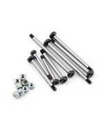 ST Racing Concepts ST Racing Concepts Traxxas Slash Polished Steel Hinge Pin w/Lock Nuts (Silver)
