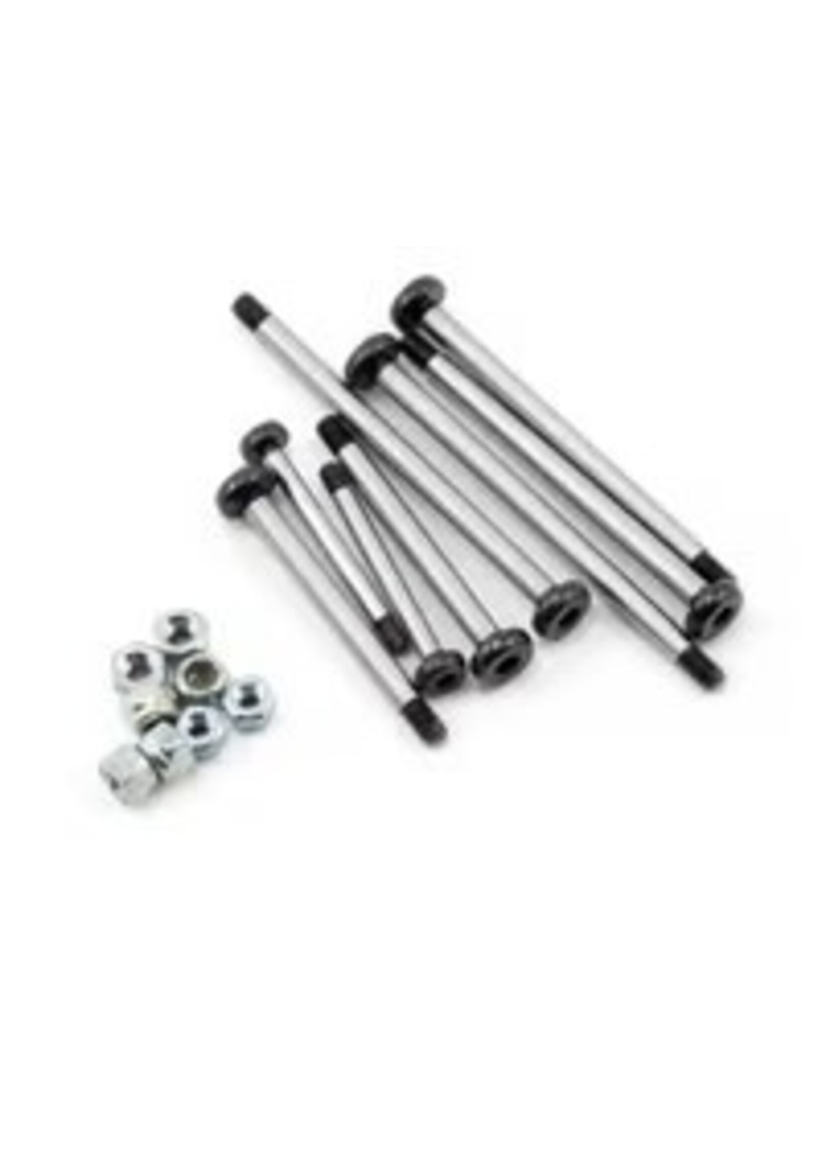 ST Racing Concepts ST3640S ST Racing Concepts Traxxas Slash Polished Steel Hinge Pin w/Lock Nuts (Silver)