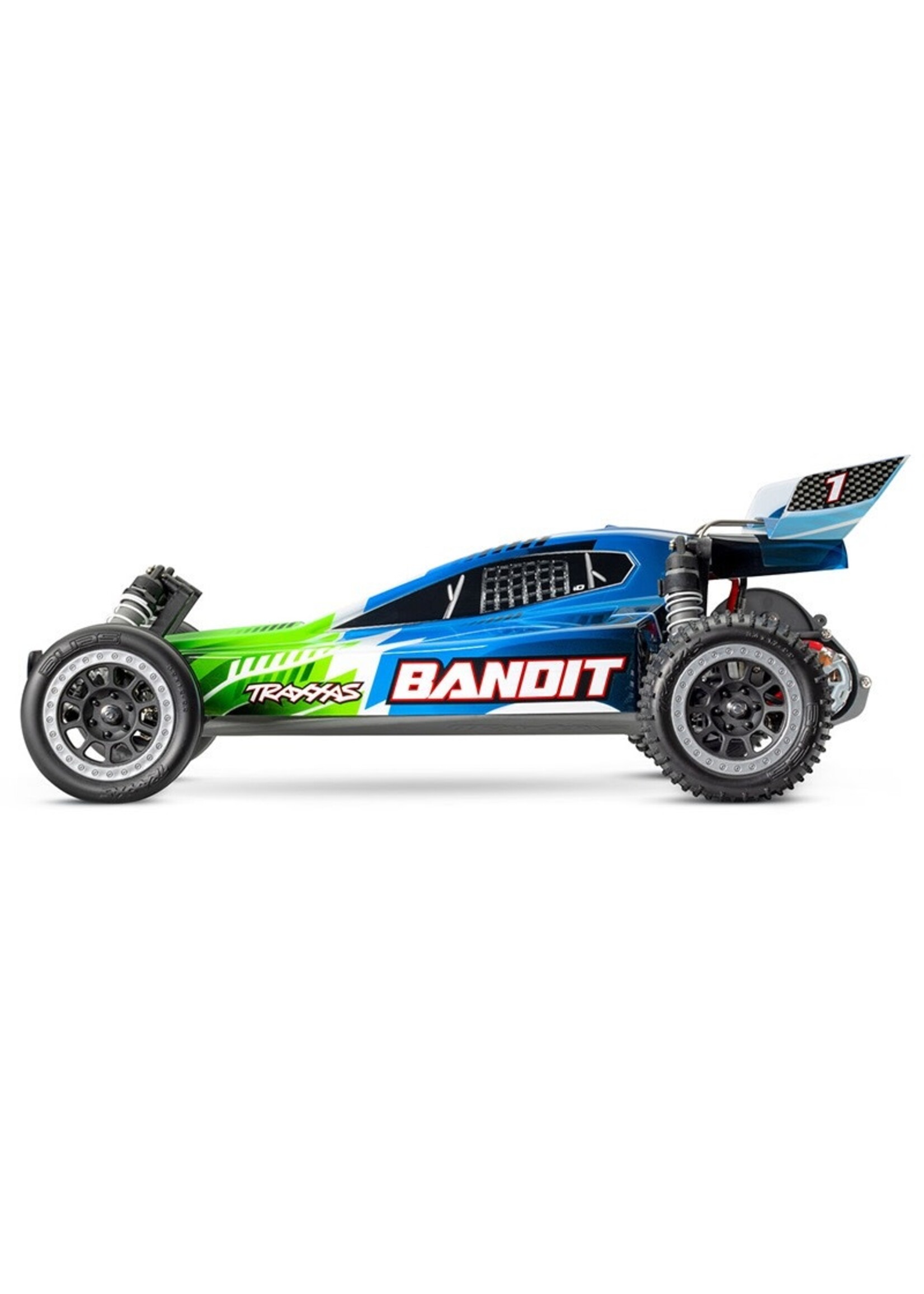Traxxas 24054-8 GRN Traxxas Bandit 1/10 RTR 2WD Electric Buggy (GREEN)) w/XL-5 ESC, TQ 2.4GHz Radio, Battery & USB-C Charger