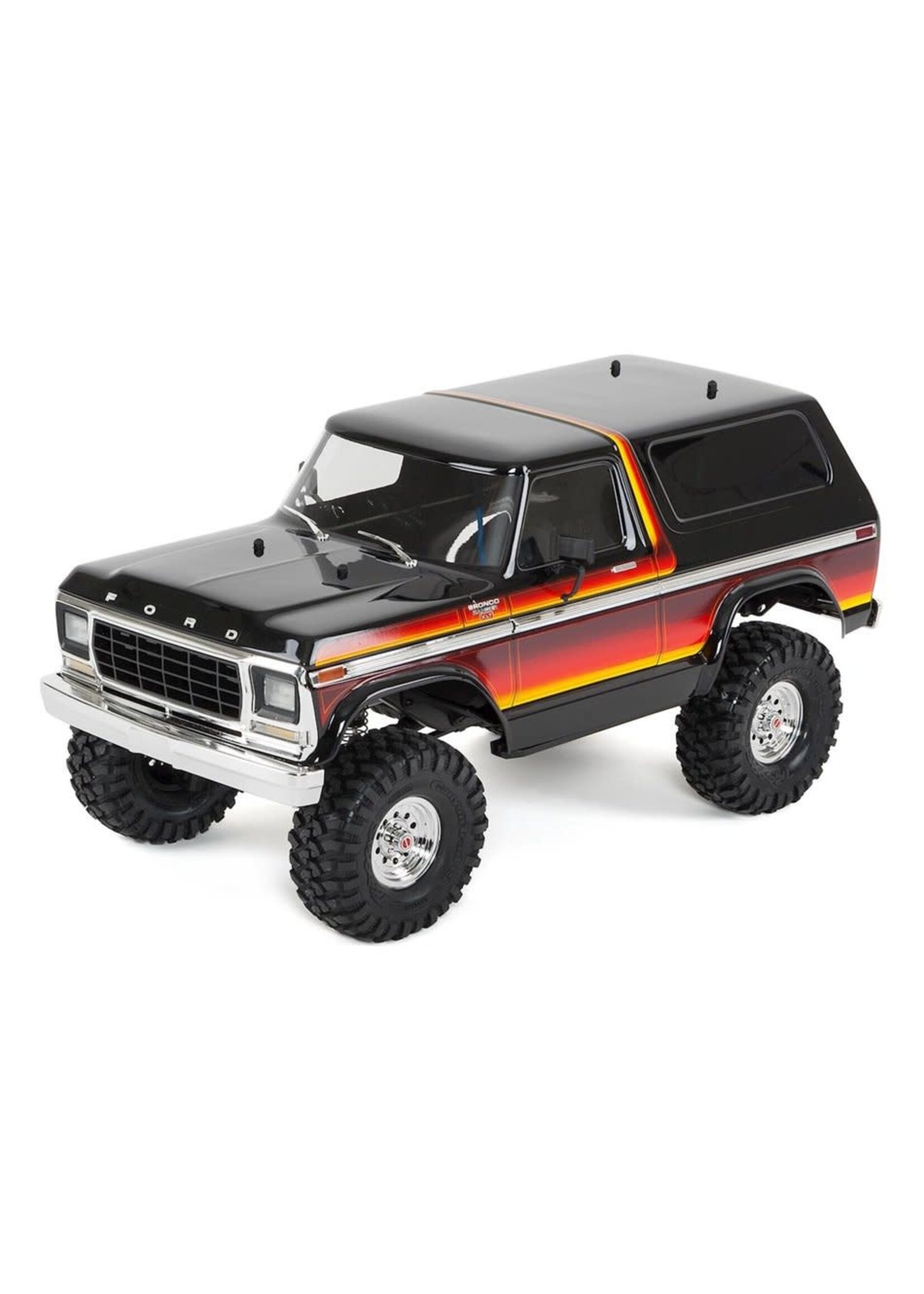 Traxxas TRX-4 Scale and Trail  Crawler with Ford Bronco Body: 4WD Electric Truck with TQi Traxxas Link  Enabled 2.4GHz Radio System(SUN)