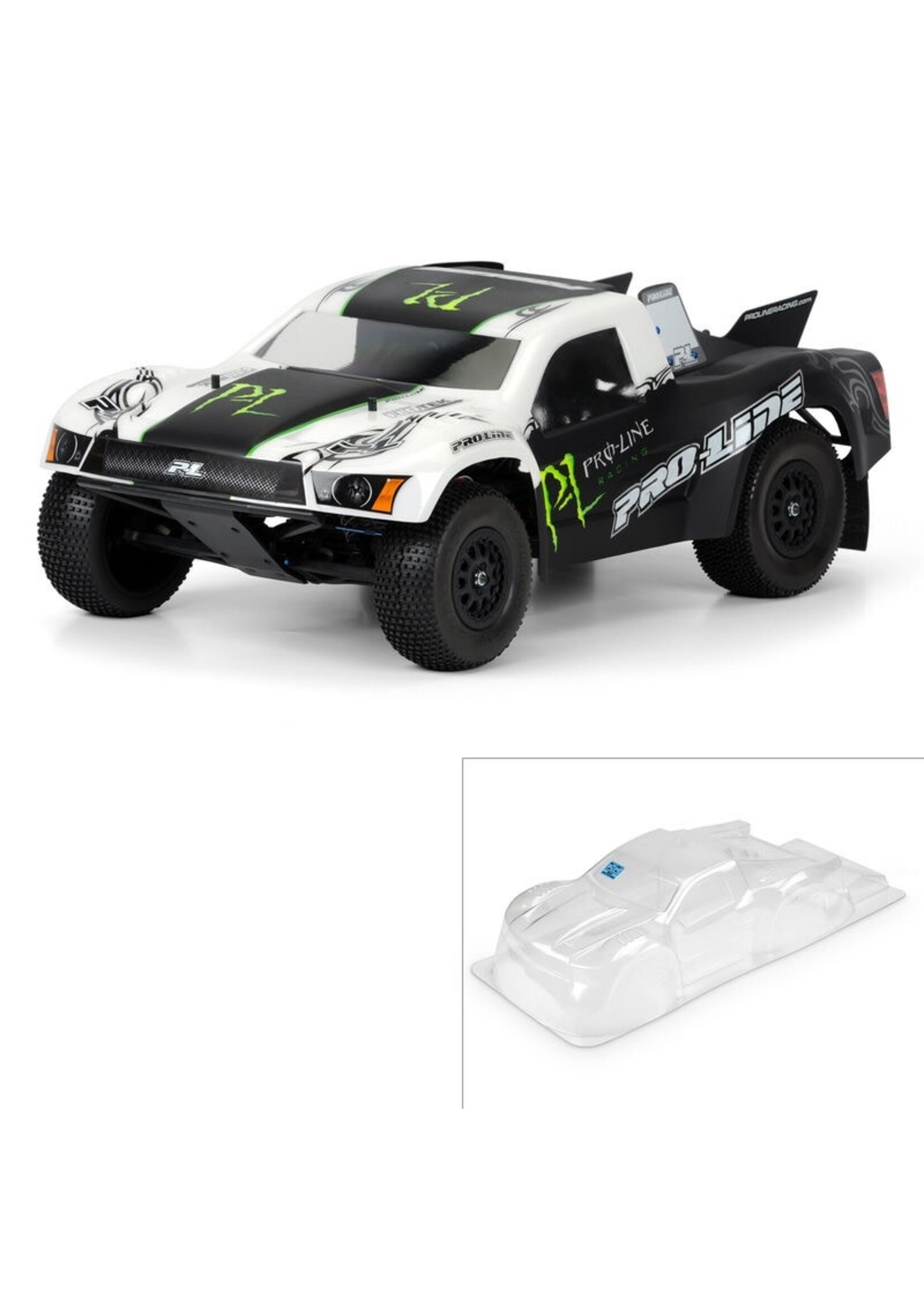 Pro-Line PRO335500 PROLINE 1/10 Flo-Tek Clear Body: Short Course
