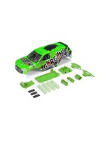 ARRMA GORGON Painted Decaled Trimmed Body Set, Green