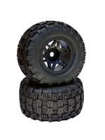 Power Hobby Powerhobby 1/8 Raptor 3.8” Belted All Terrain Tires 17MM Mounted Black