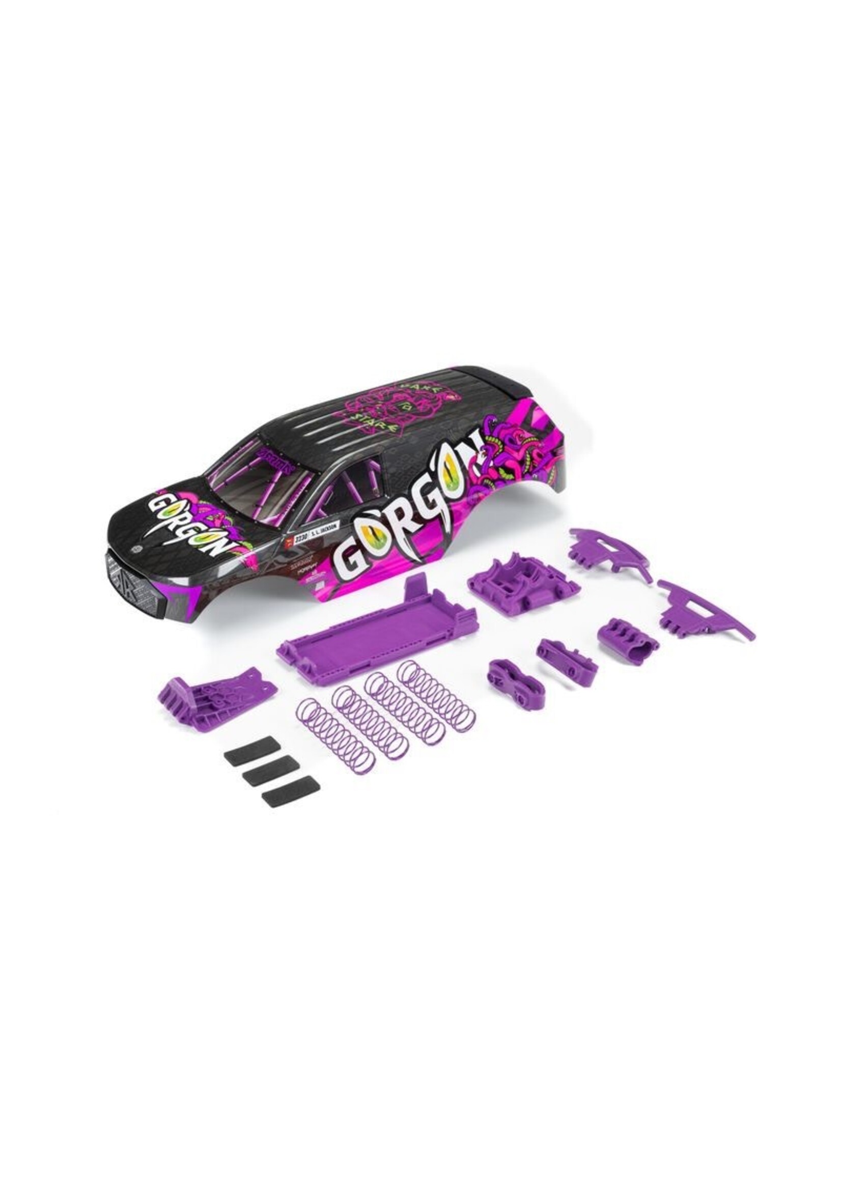 ARRMA ARA402350 GORGON Painted Decaled Body Set, Purple