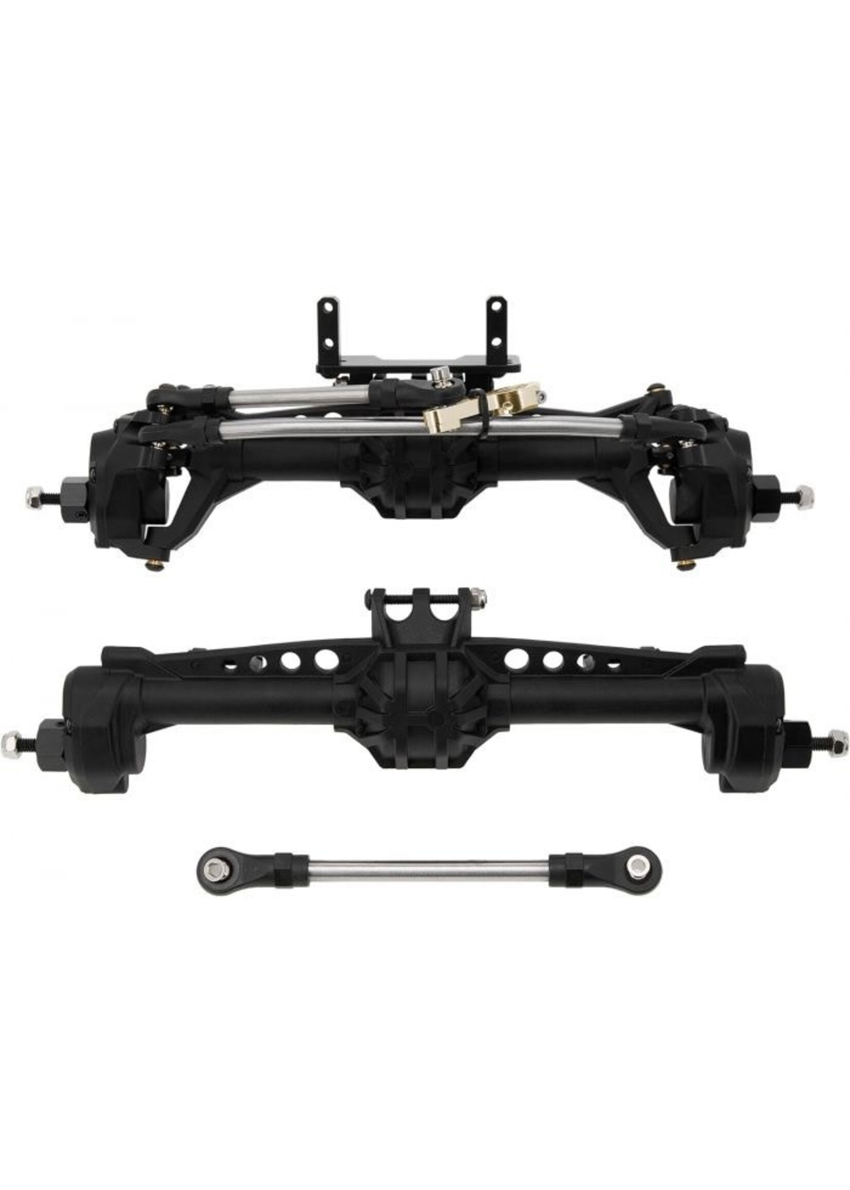 Power Hobby PHB5890 Powerhobby Nylon Portal Axels Front & Rear w Steel Gears Axial SCX10 / LCG