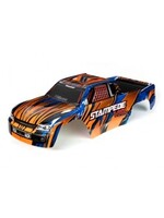 Traxxas Body, Stampede® VXL, orange & blue (painted, decals applied)