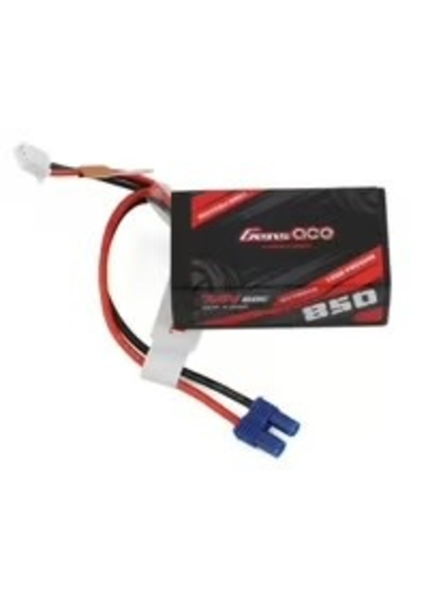 Batterie Gens Ace 850mAh 7,4V 60C 2S1P - Connecteur EC2 - www