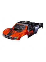 Traxxas Body, Slash® VXL 2WD (also fits Slash® 4X4), Fox® Edition (painted, decals applied) (assembled with front & rear latches for clipless mounting)