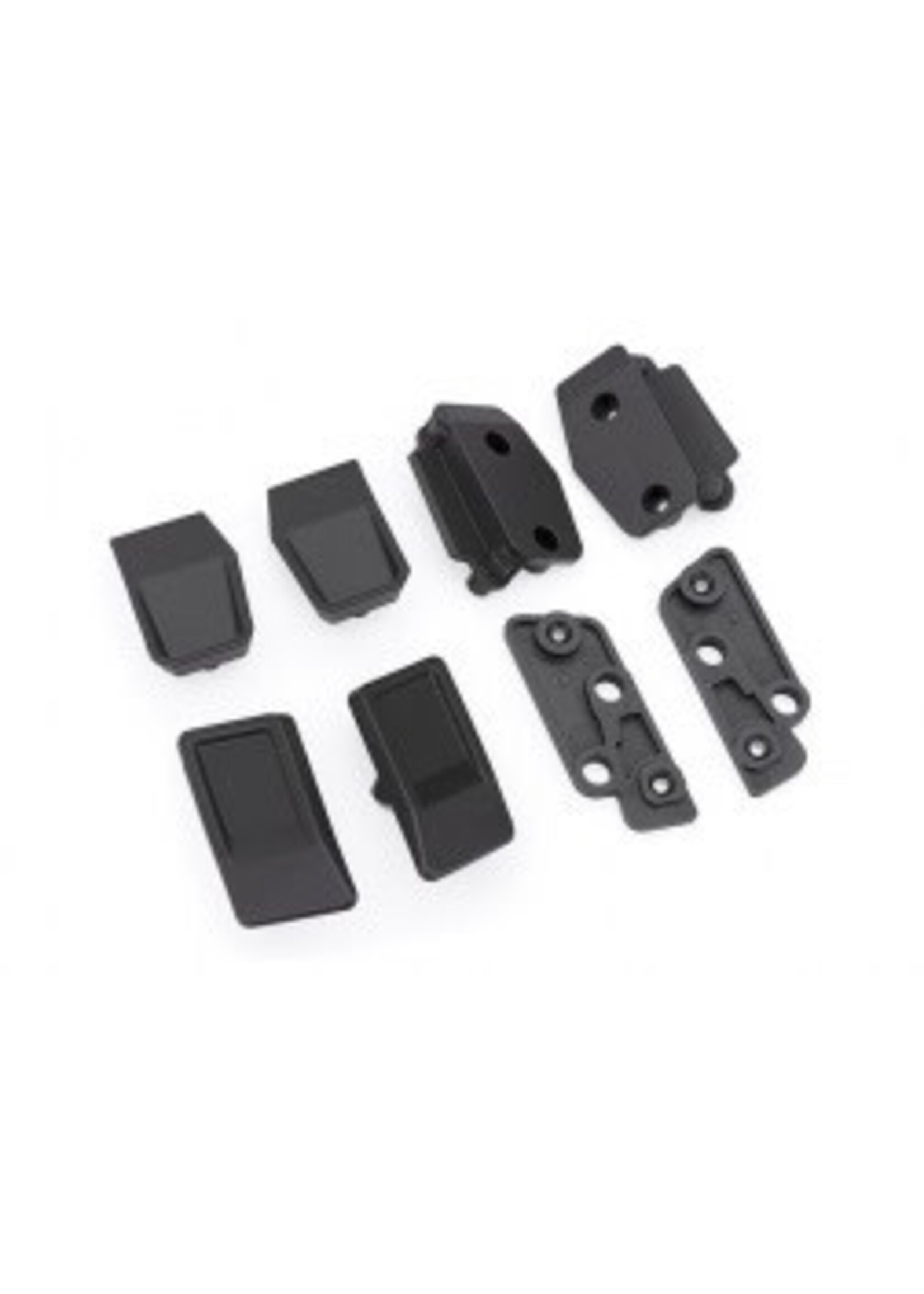 Traxxas 6966 Latch mounts/ retainers (front & rear, left & right)
