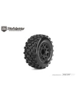 Power Hobby Powerhobby WASTELAND SC Belted Tires (2) with Removable Hex Wheels