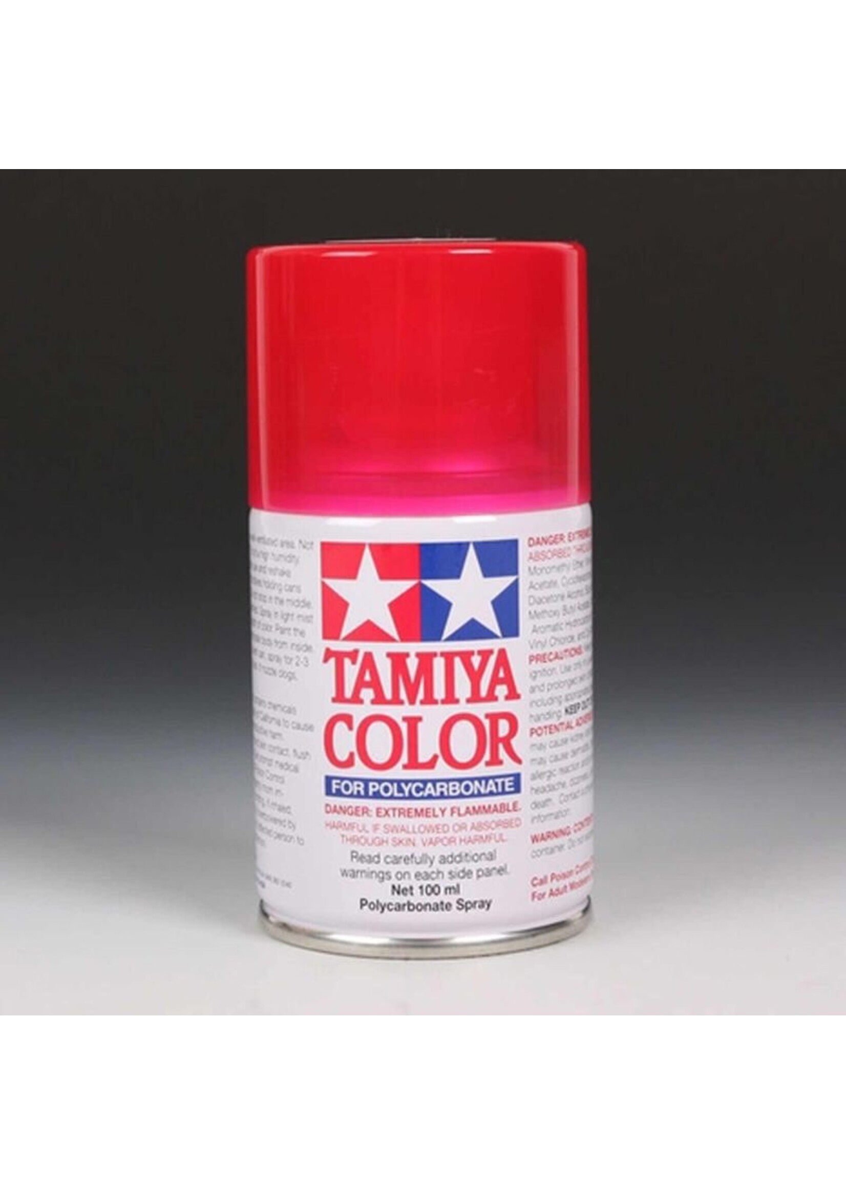 Tamiya TAM86037 Tamiya PS-37 Translucent Red Lexan Spray Paint (100ml)
