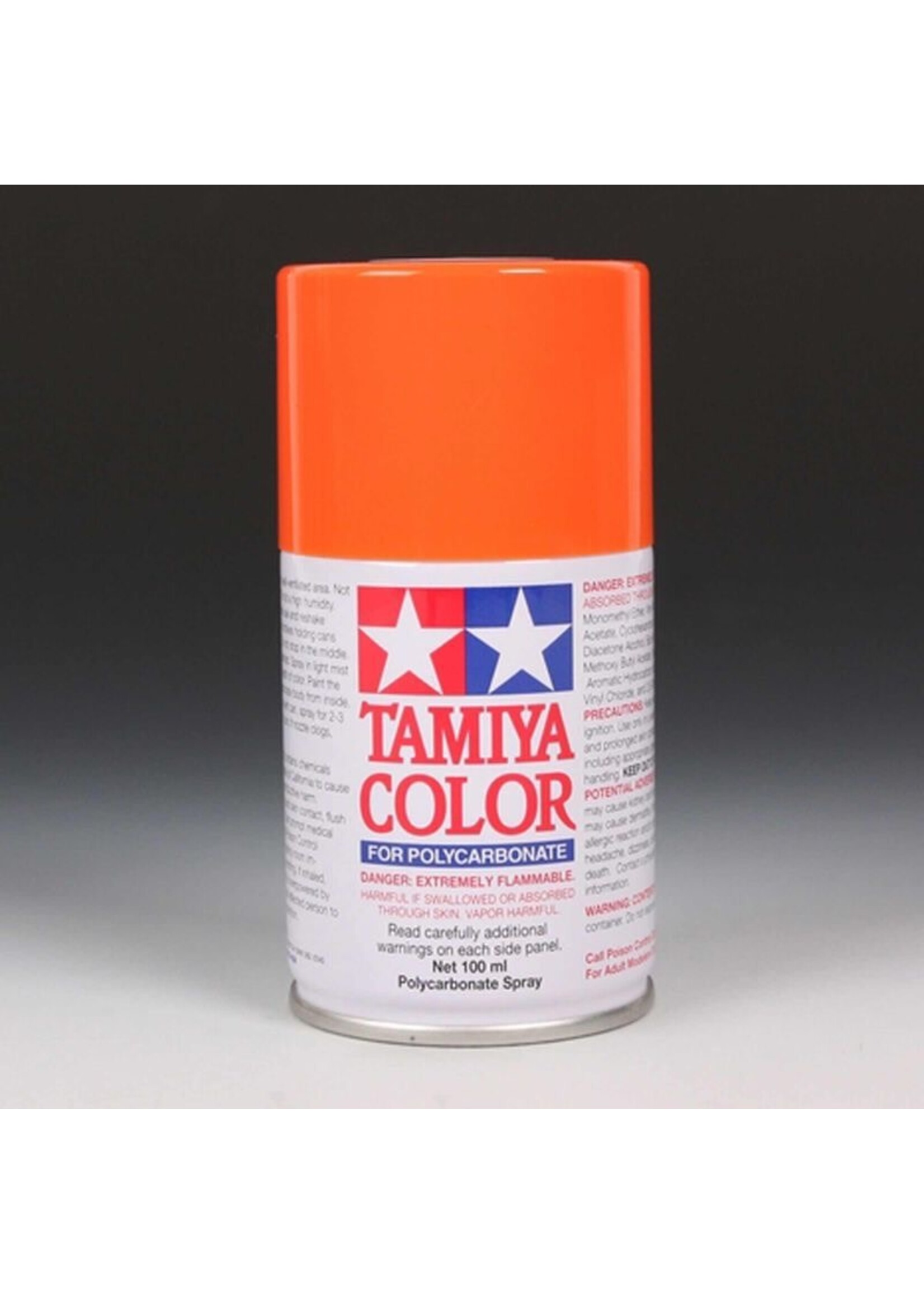 Tamiya TAM86007 Tamiya PS-7 Orange Lexan Spray Paint (100ml)