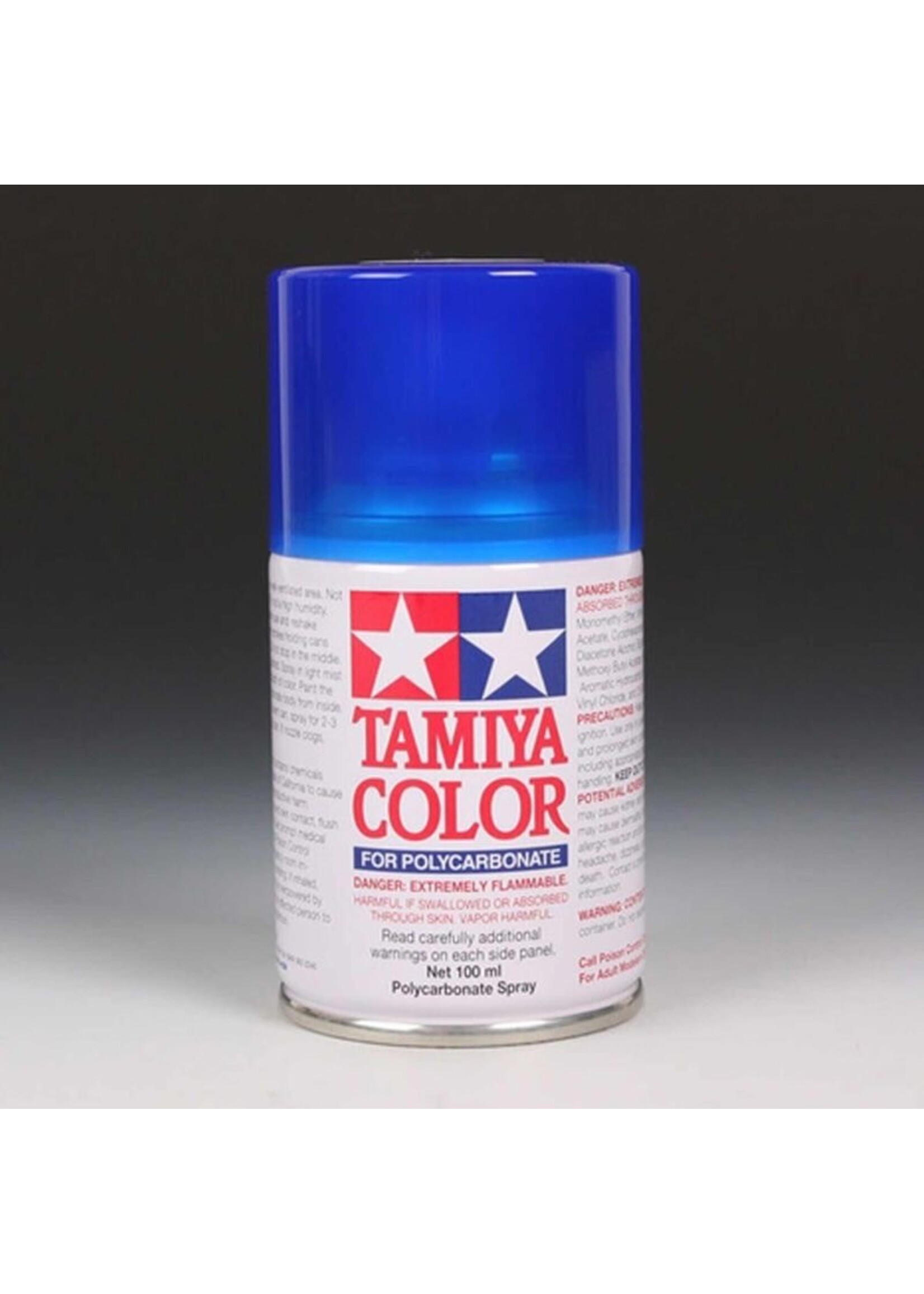 Tamiya TAM86038 Tamiya PS-38 Translucent Blue Lexan Spray Paint (100ml)