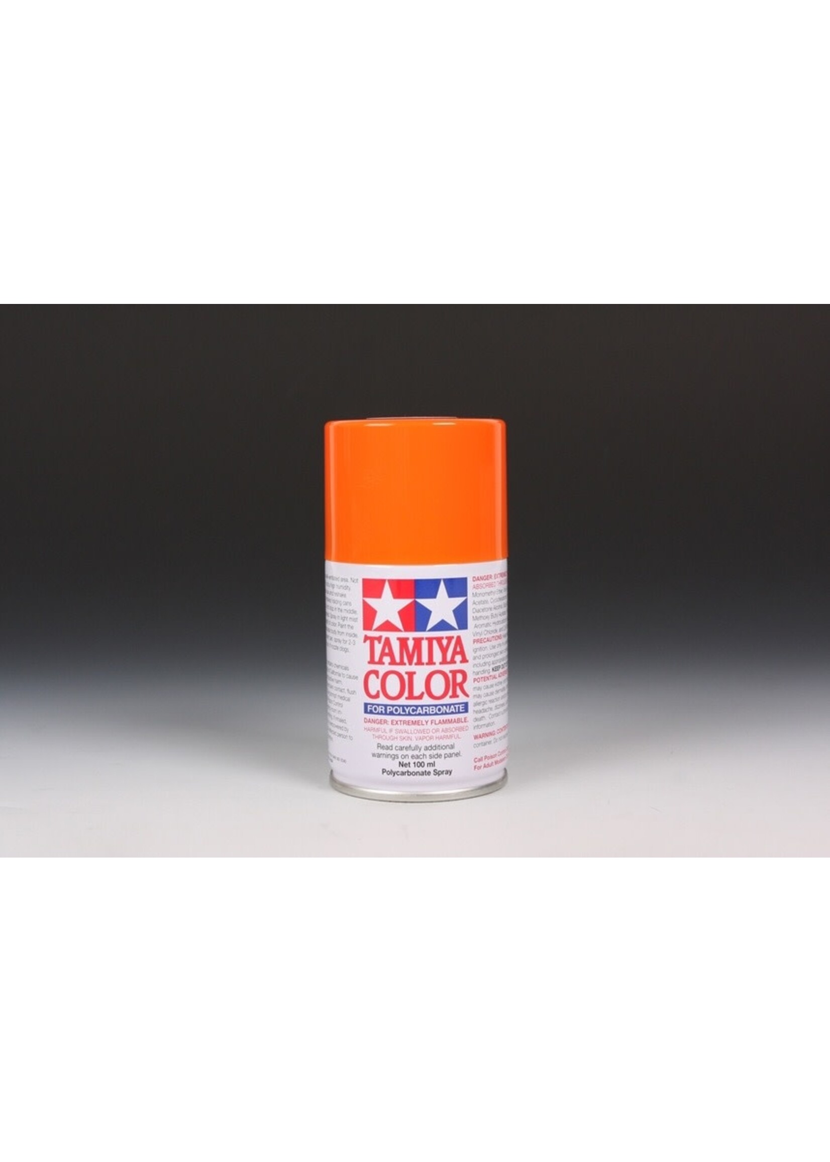 Tamiya Tamiya PS-62 Pure Orange Lexan Spray Paint (100ml)