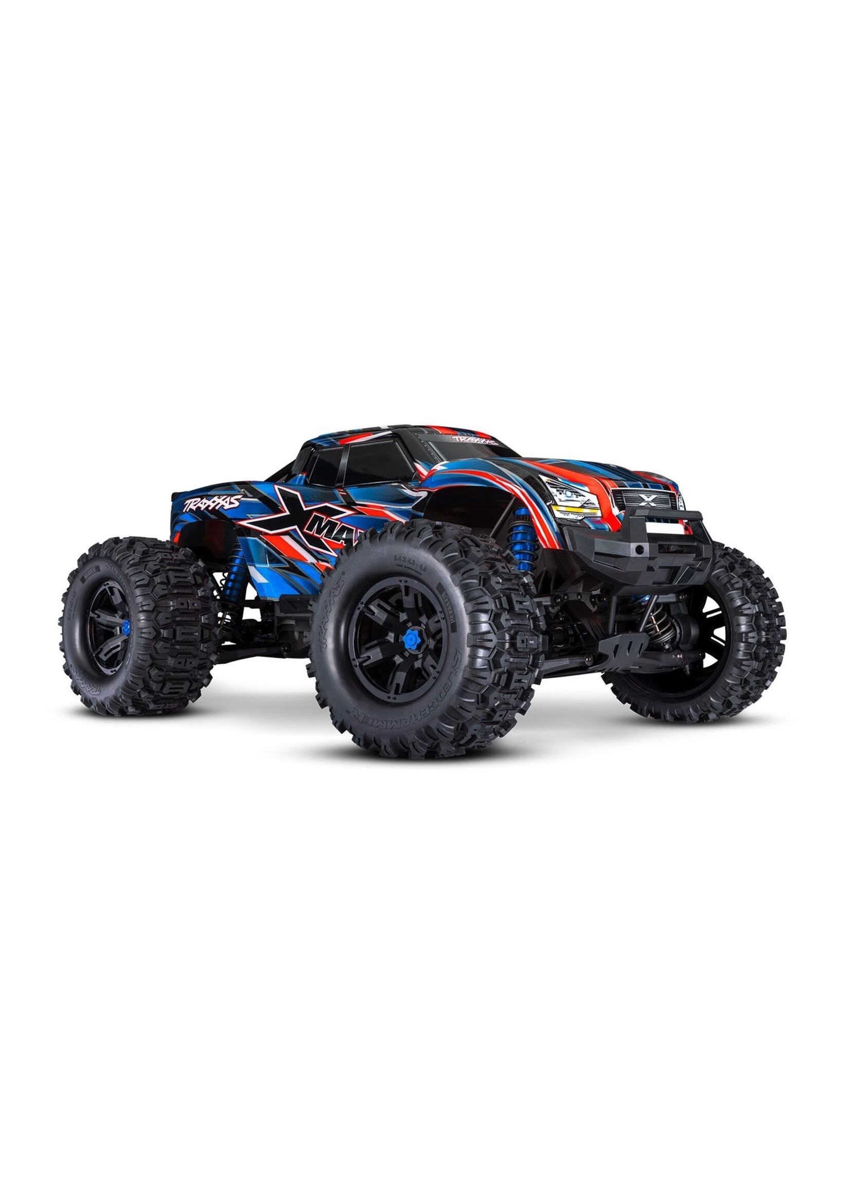 Traxxas 77096-4-BLUE Traxxas X-Maxx 8S 4WD with Belted Tires RC Monster Truck (BLUE)