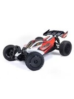 ARRMA TYPHON GROM MEGA 380 Brushed 4X4 Small Scale Buggy RTR with Battery & Charger, Red/Silver