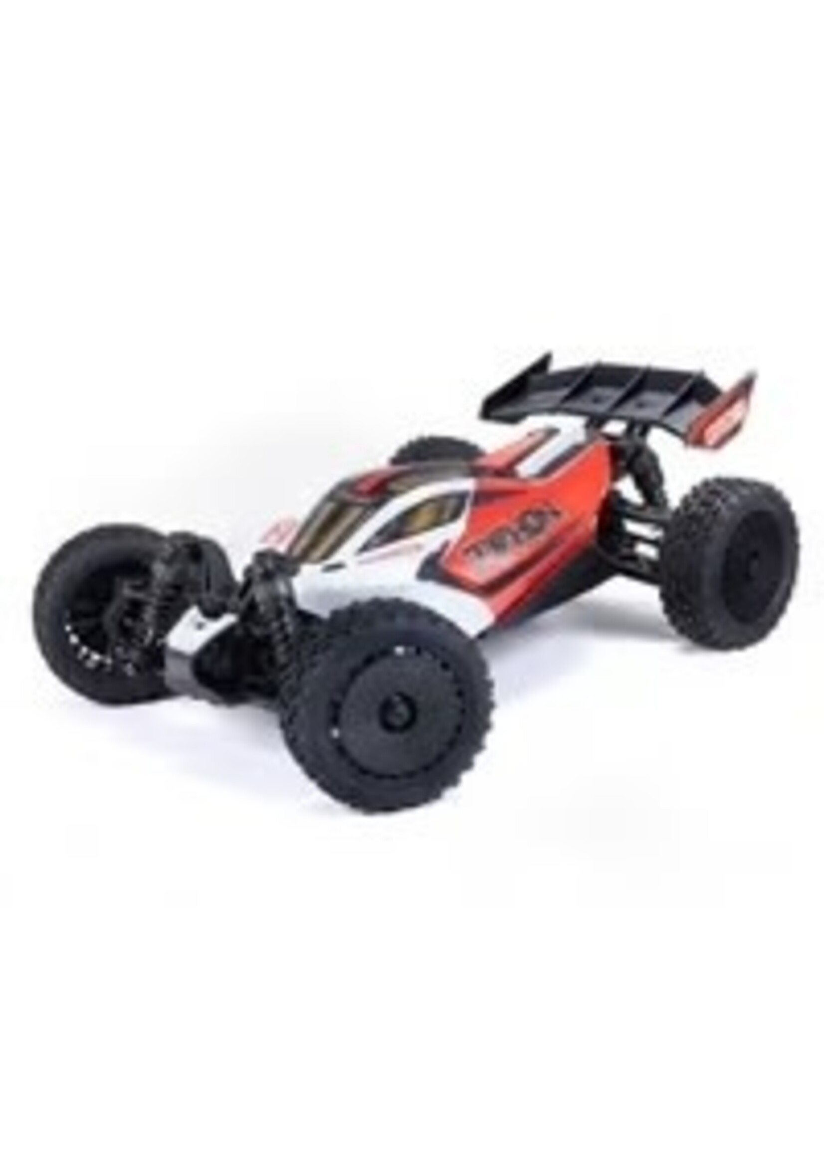 ARRMA ARA2106T2 TYPHON GROM MEGA 380 Brushed 4X4 Small Scale Buggy RTR with Battery & Charger, Red/Silver