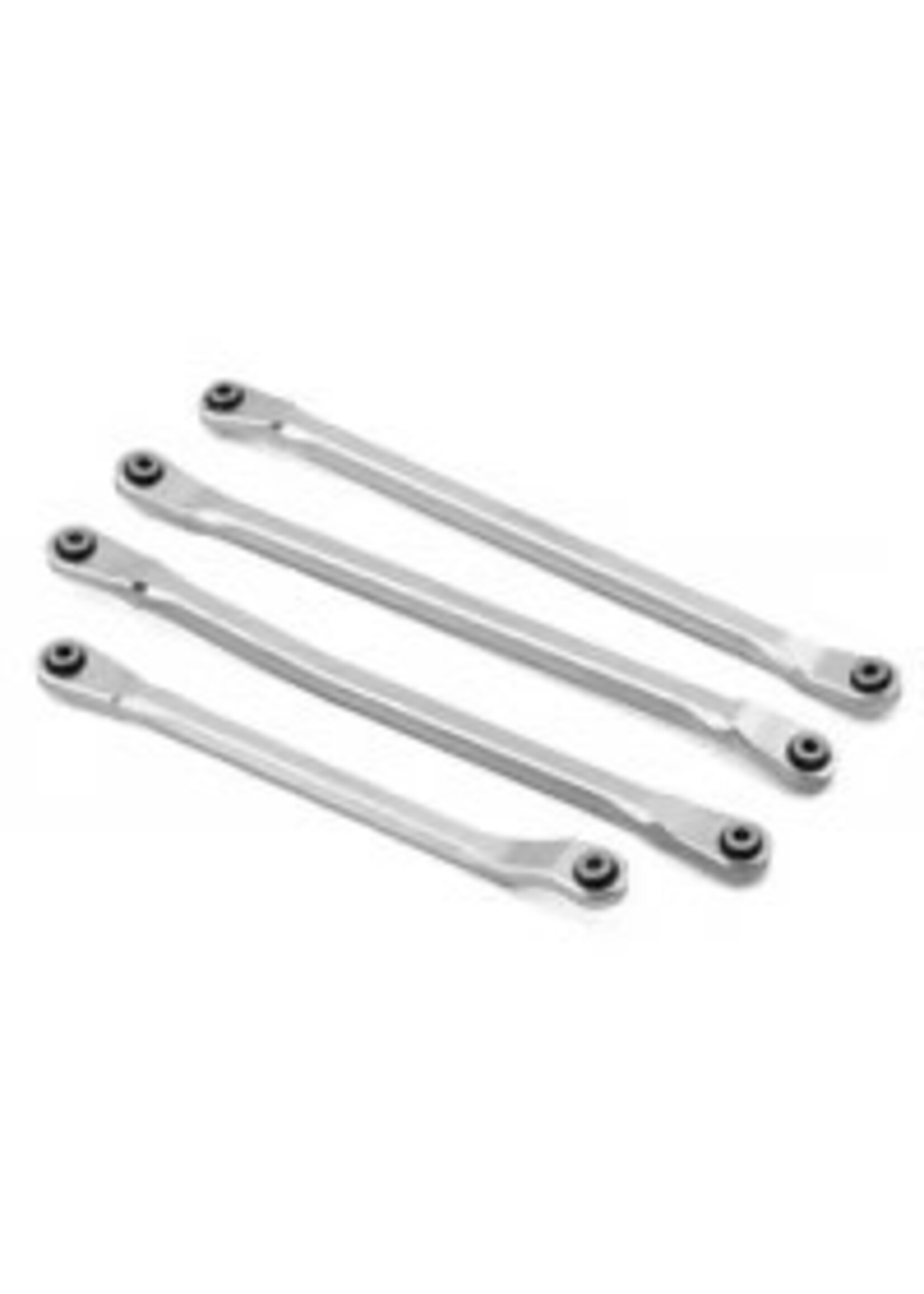 TREAL HOBBY Treal Hobby SCX6 Aluminum Upper Links Set (Silver) (Std Length) (4)