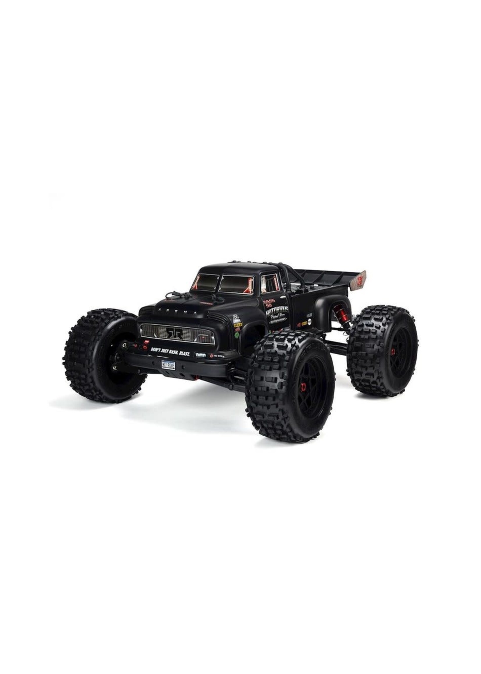 ARRMA ARA8611V5T1 NOTORIOUS 6S 4WD BLX 1/8 Stunt Truck RTR Black