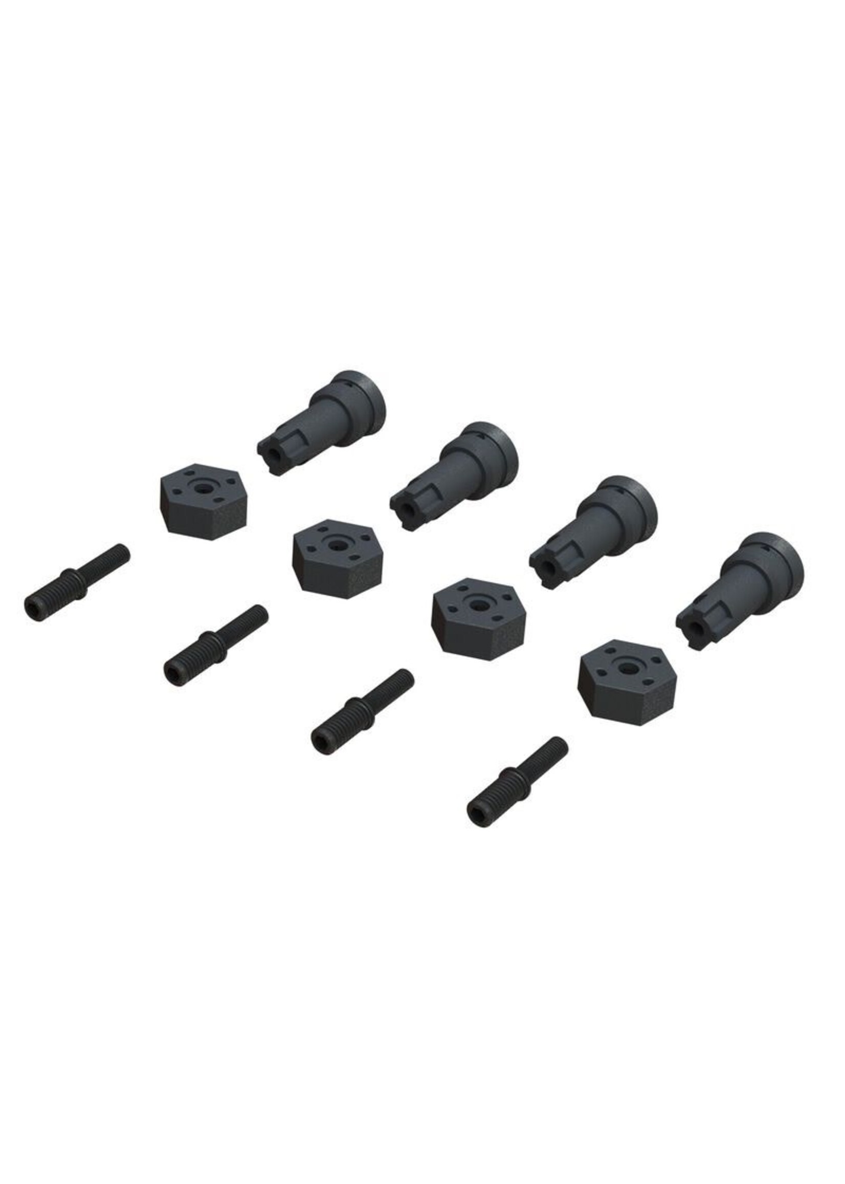 ARRMA ARA311178 WHEEL AXLE AND HUB SET