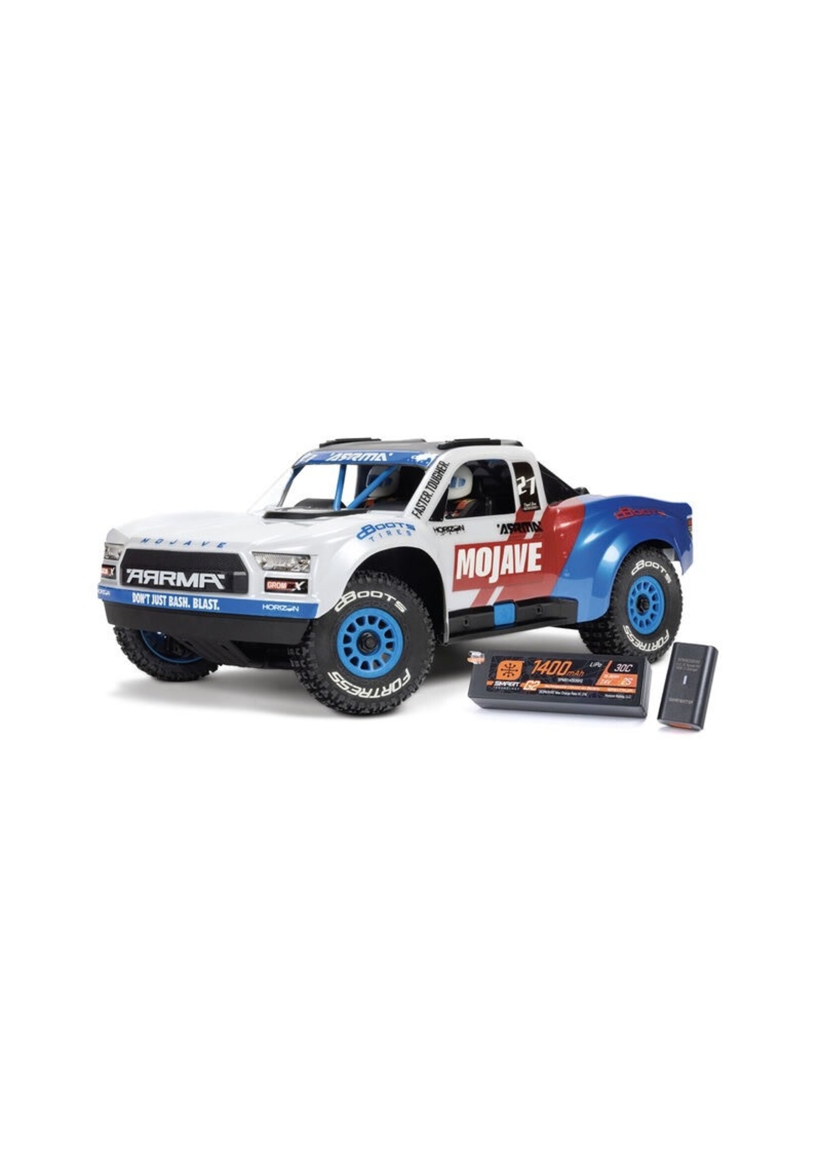 ARRMA ARA2304ST2 MOJAVE GROM 4X4 223S BLX BRUSHLESS RTR WHITE