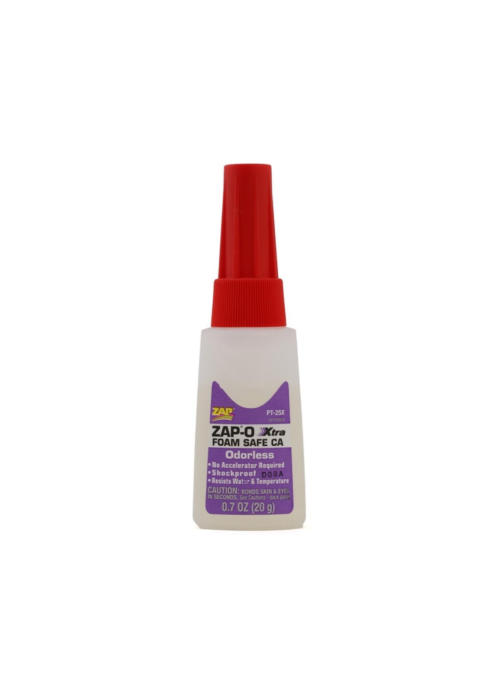 ZAP PAAPT25X Pacer Technology Zap-O Xtra Shockproof Foam Safe CA Glue (.7oz)