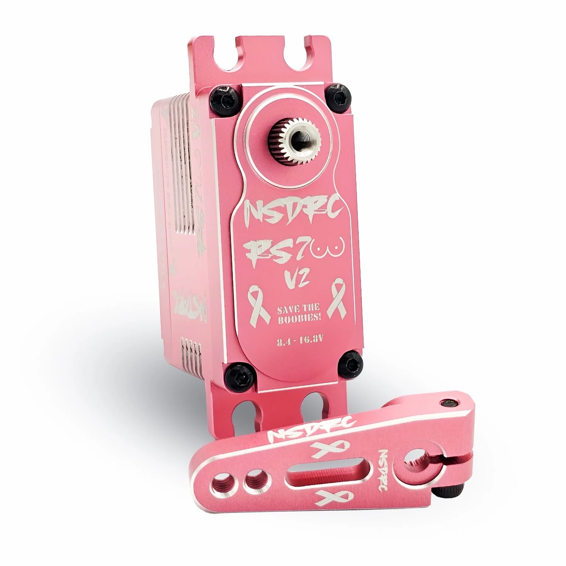 PINK RS700 V2 & MATCHING MONSTER HORN BREAST CANCER AWARENESS