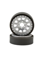 Vanquish Vanquish Products Battle Born Wheels Sierra 2.2 Beadlock Crawler Wheels (Clear) (2)
