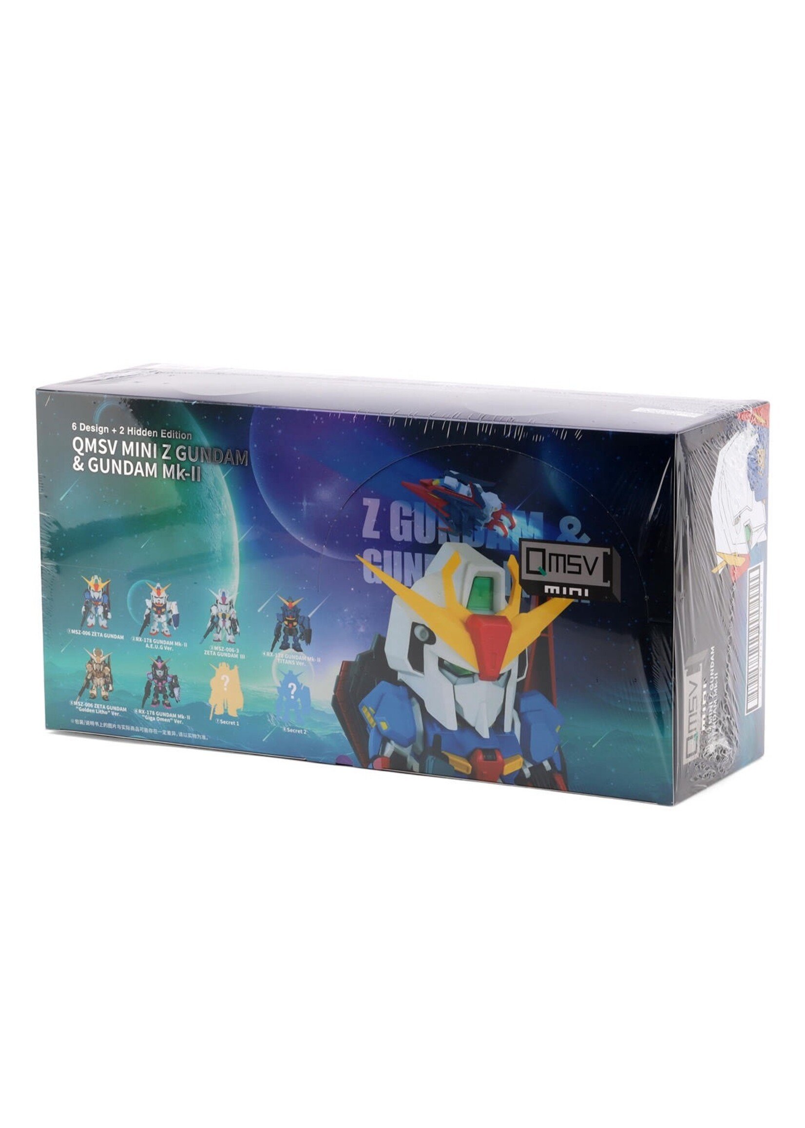Bandai QMSV Mini Zeta Gundam Transformation Blind Box Assortment (Box/8) (Chosen at Random)