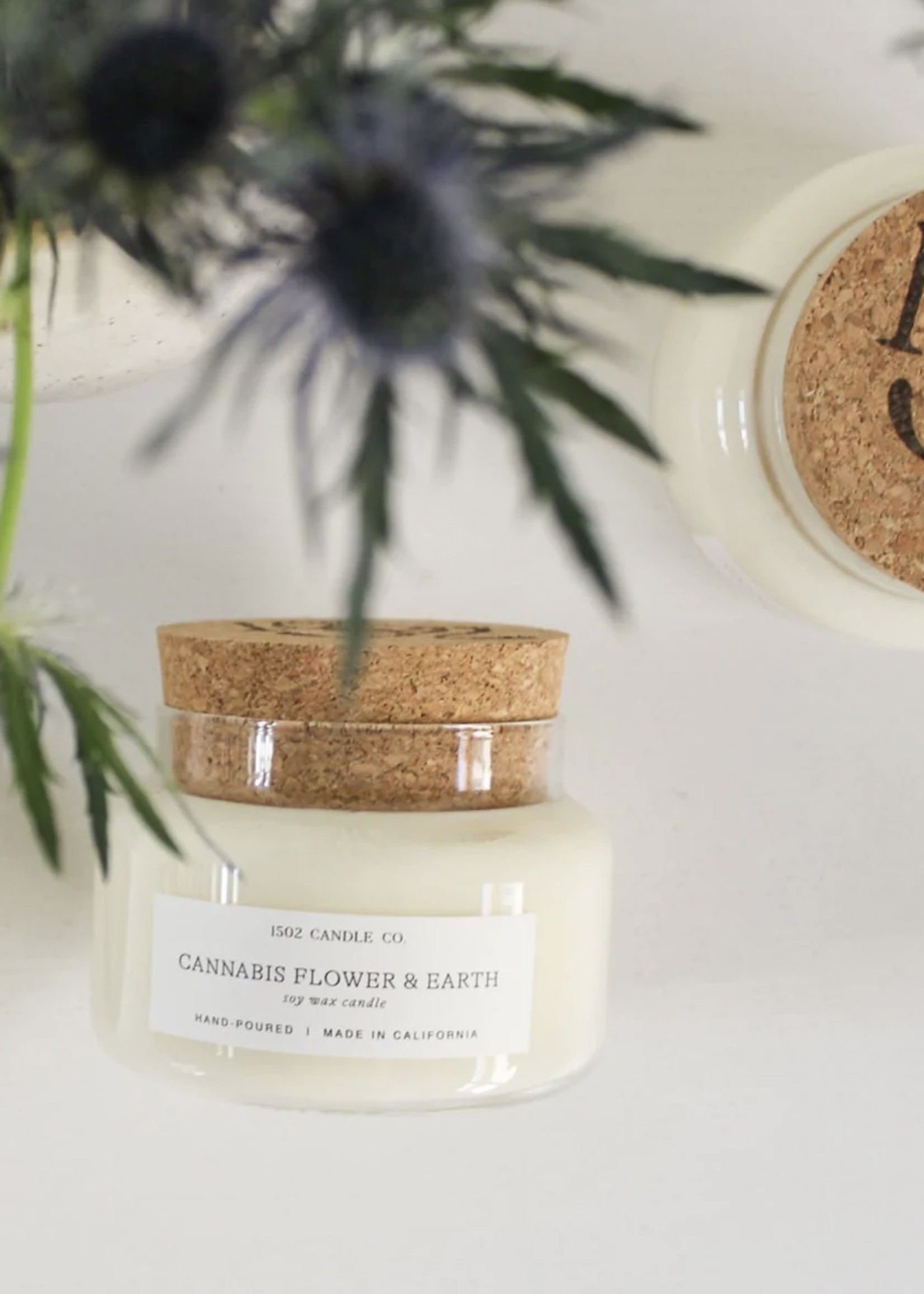 1502 Candle Co. 1502 Cannabis Flower and Earth Jar Candle