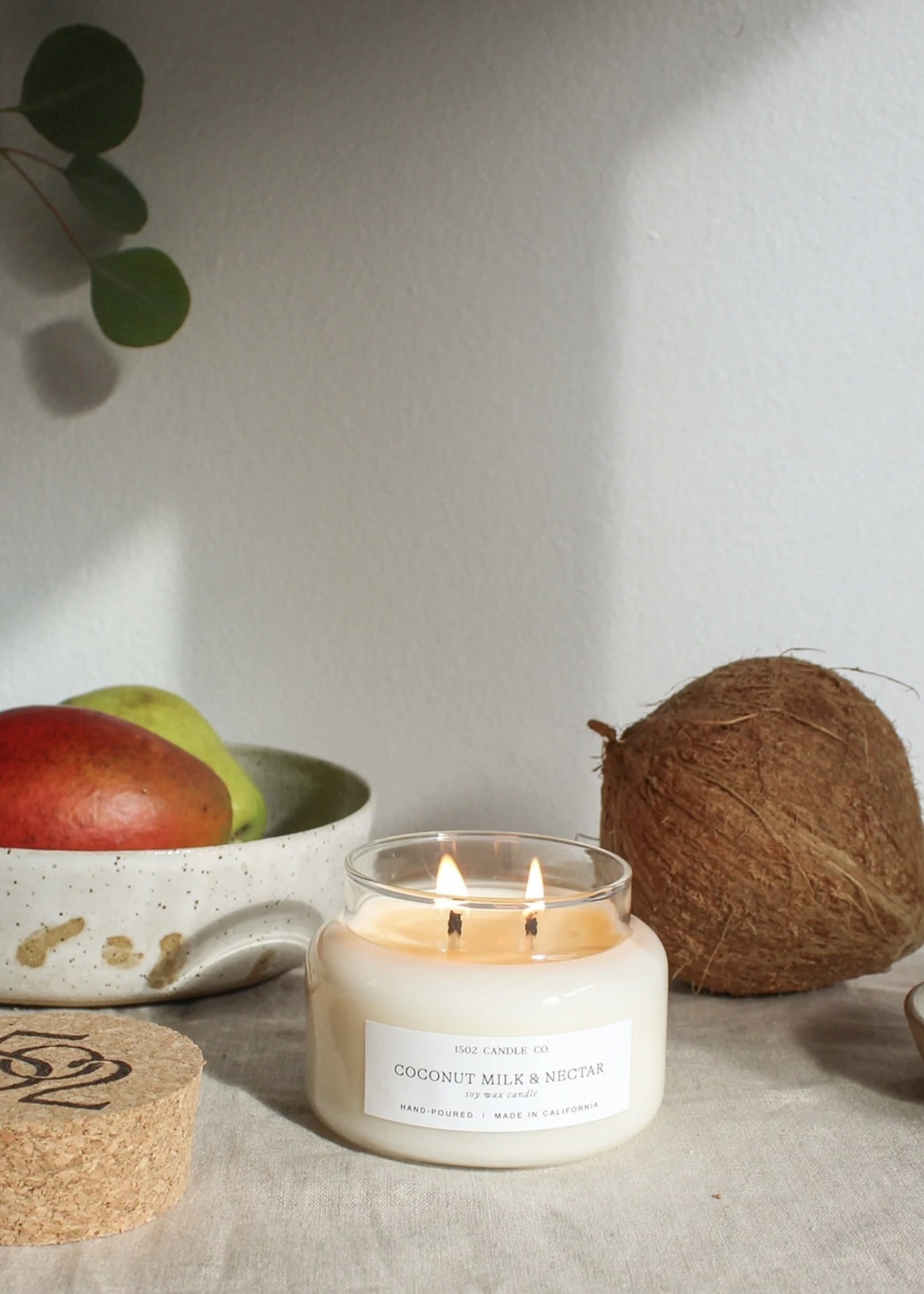 1502 Candle Co. 1502 Coconut Milk and Nectar Jar Candle