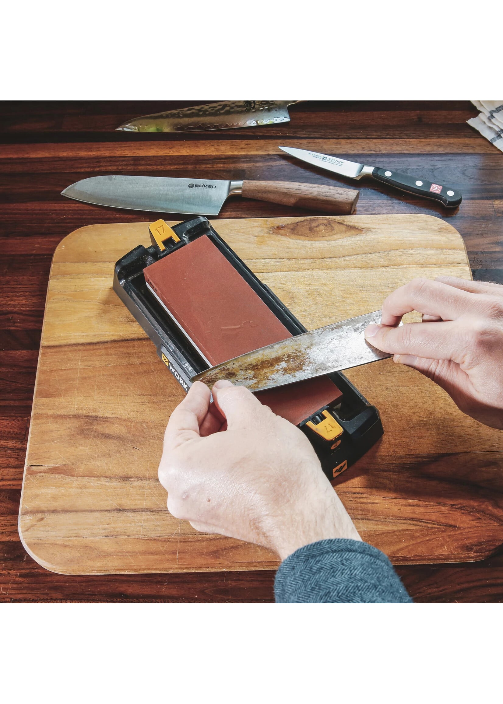Whetstone knife Sharpener