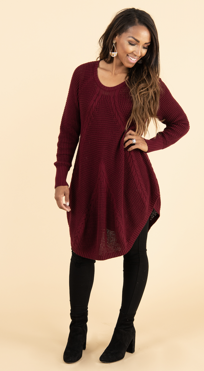 Cable Pullover - Mel's Brash \u0026 Sassy 