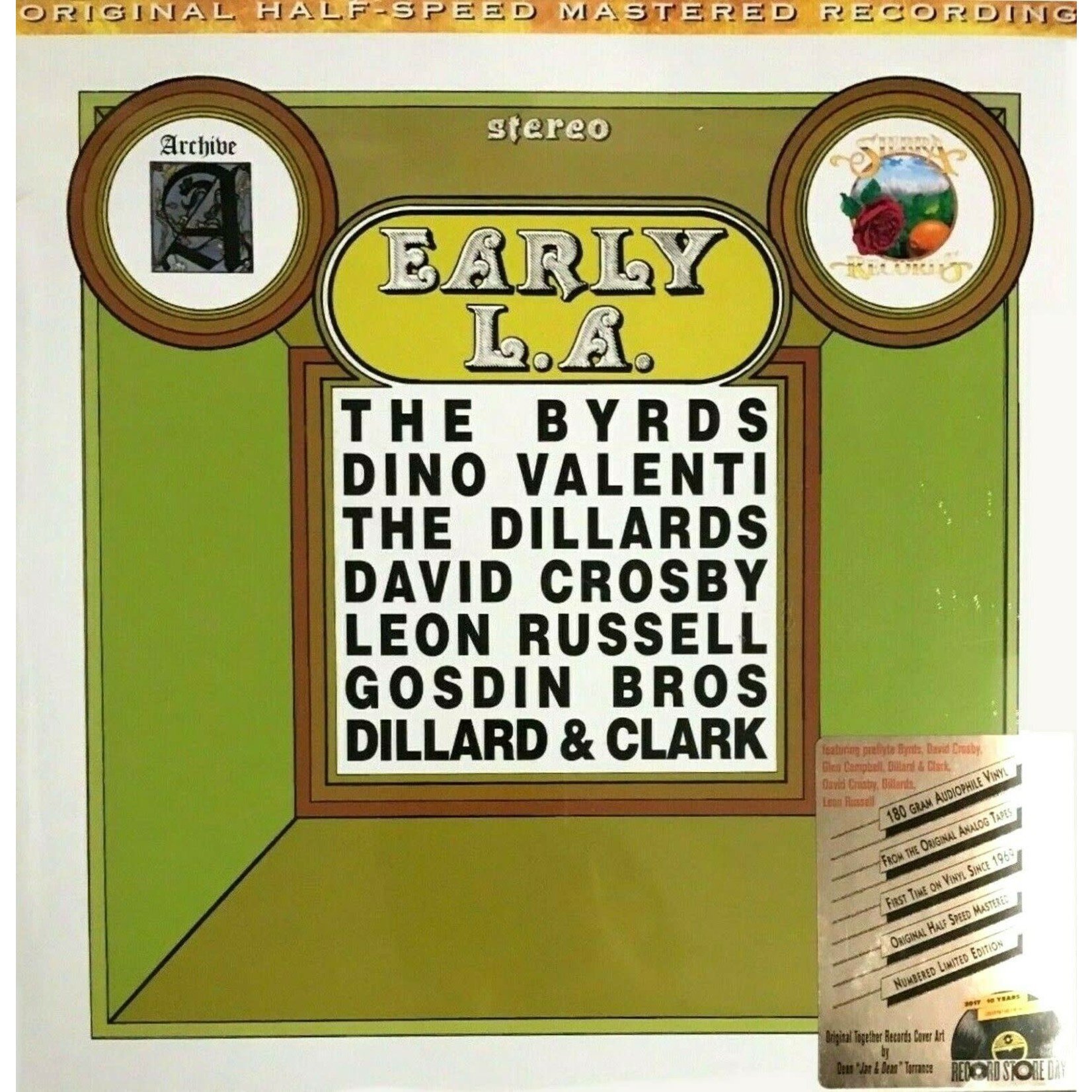 RSD Black Friday 2011-2024 V/A - Early LA: The Byrds, David Crosby, The Dillards, Leon Russell, & The LA Wrecking Crew, Dino Valenti, Gosdin Brothers, Dillard & Clark Expedition (LP)